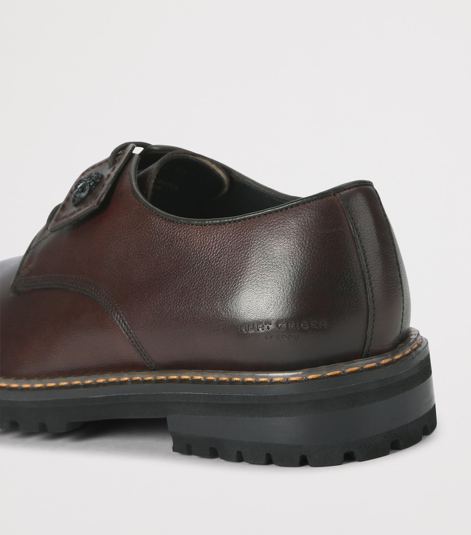 Leather Mercer Cleat Derby Shoes BROWN Image 2