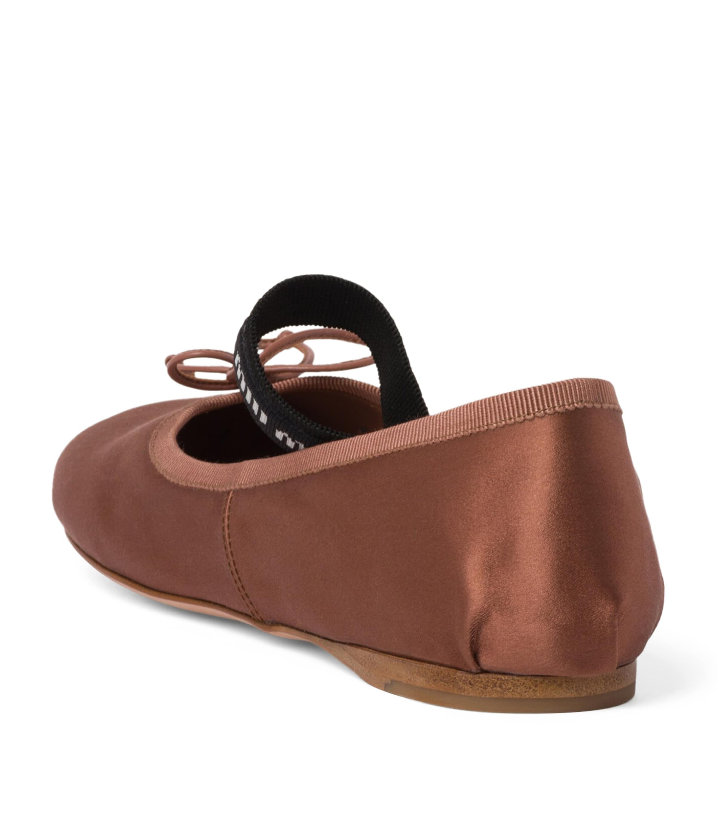 Satin Ballet Flats F0324 Image 4