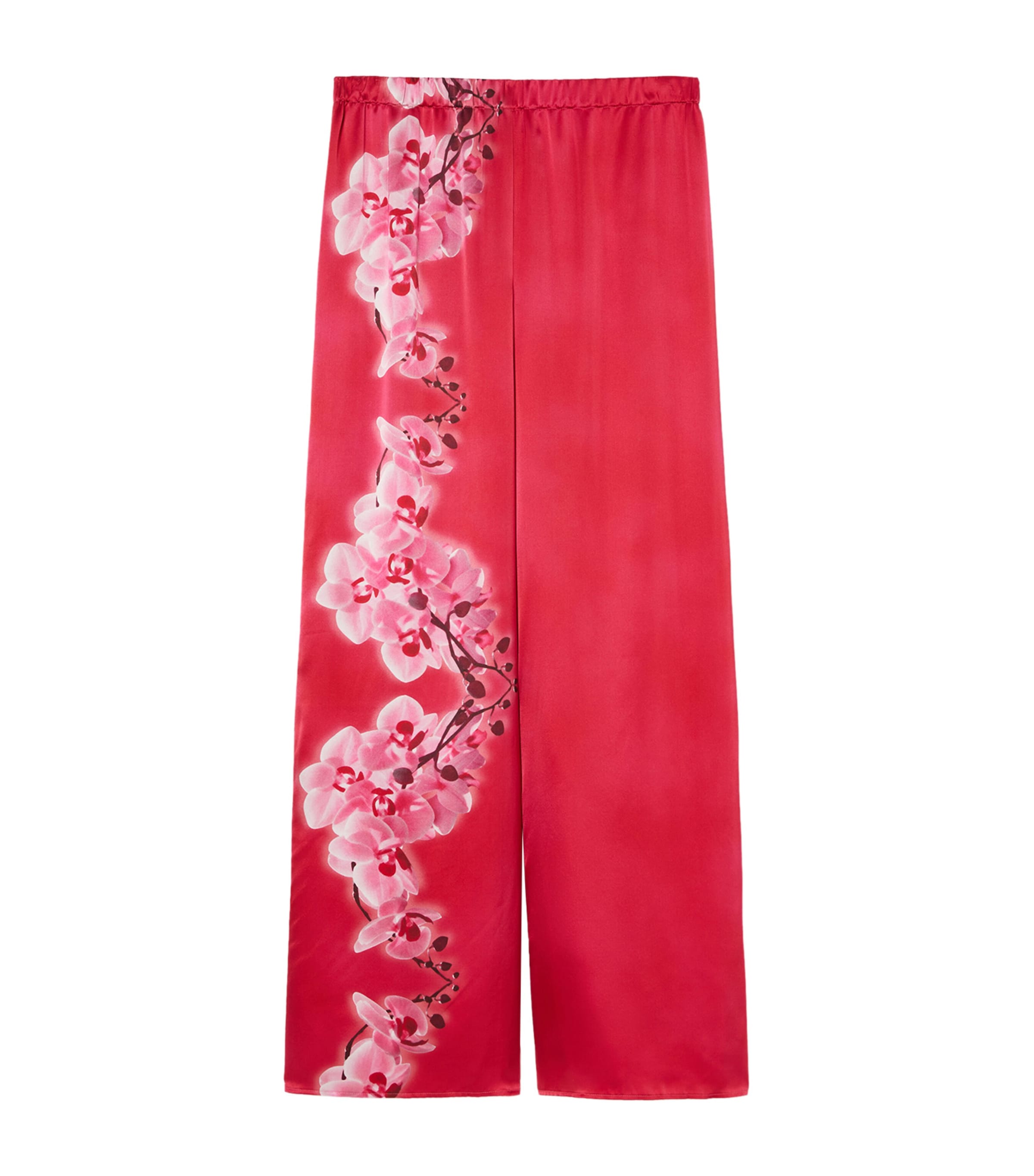 MARINA RINALDI SILK LEGA TROUSERS