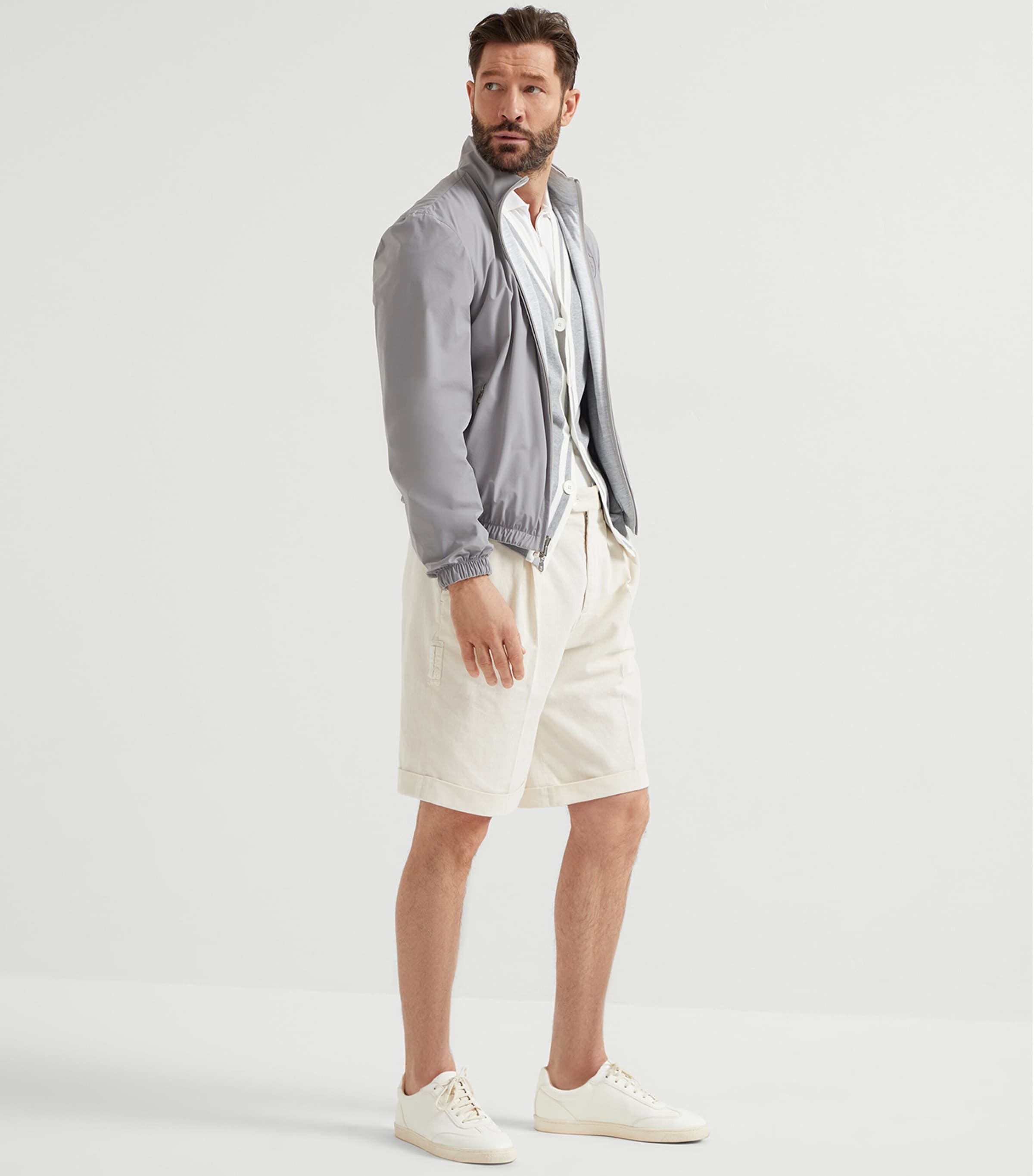 ショートパンツ Brunello Cucinelli Corduroy Shorts With Monili Detail Brunello Cucinelli Corduroy shorts monili detail | The