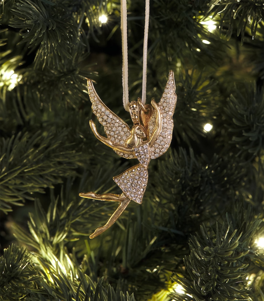 Joanna Buchanan Crystal-Embellished Angel Tree Decoration Gold Image 3