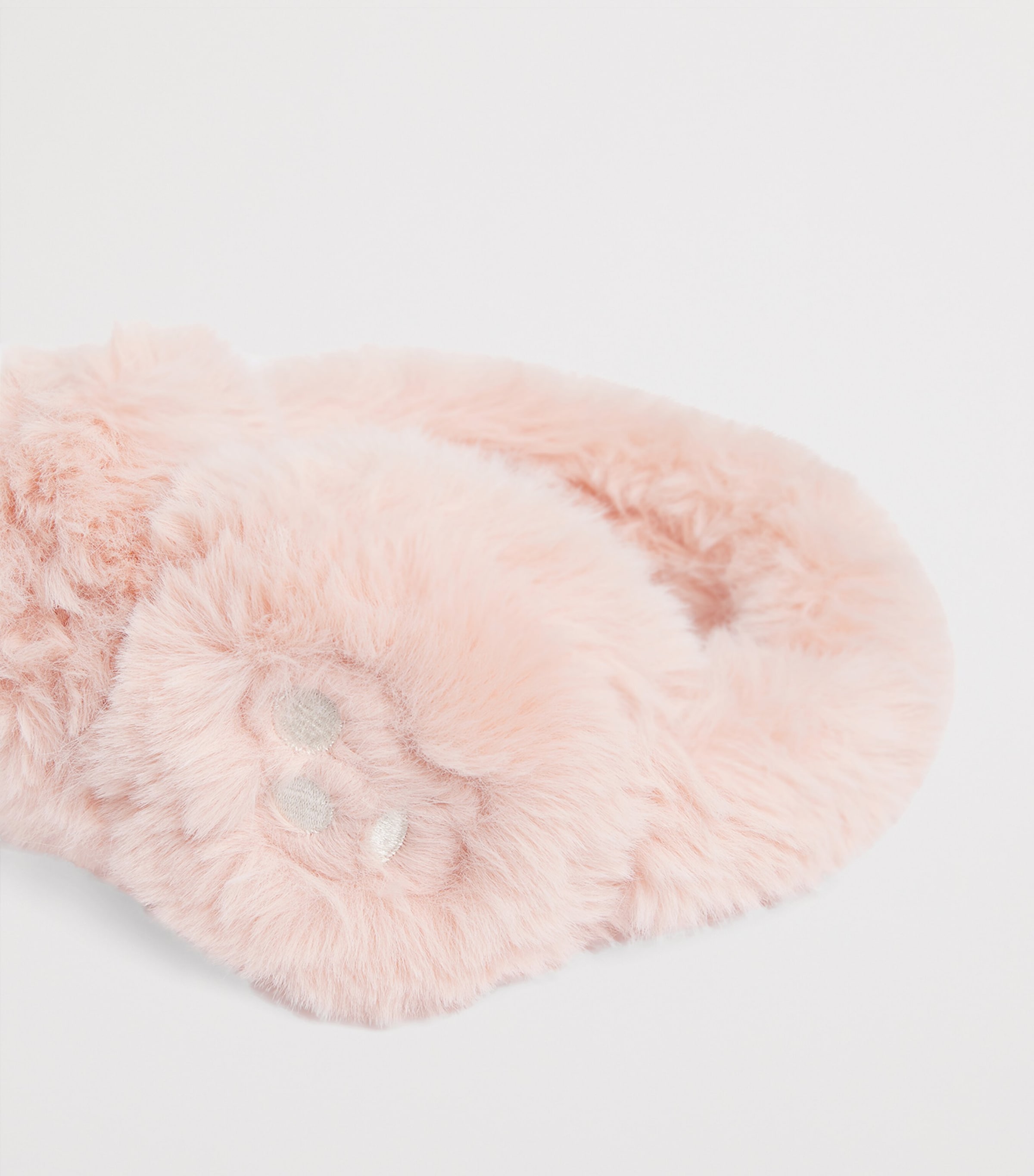 Bonpoint Faux Fur Ear Muffs Rose Poudre Image 2