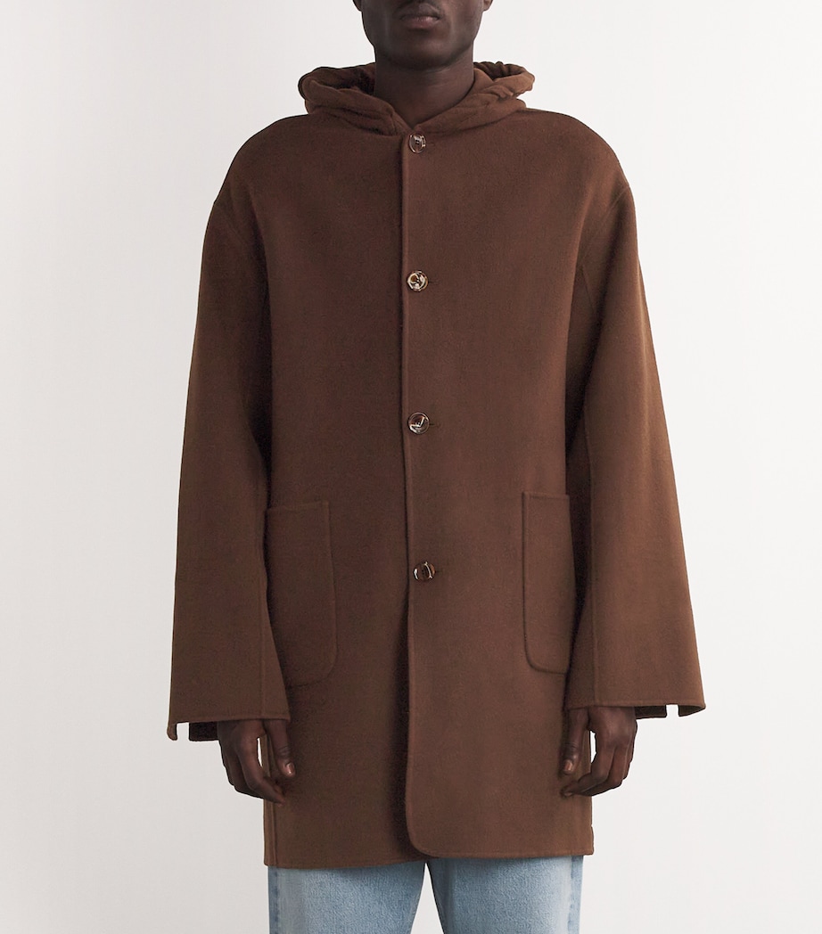 Double Wool-Blend Yves Duffle Coat DOUBLE FACE ESPRESSO Image 3