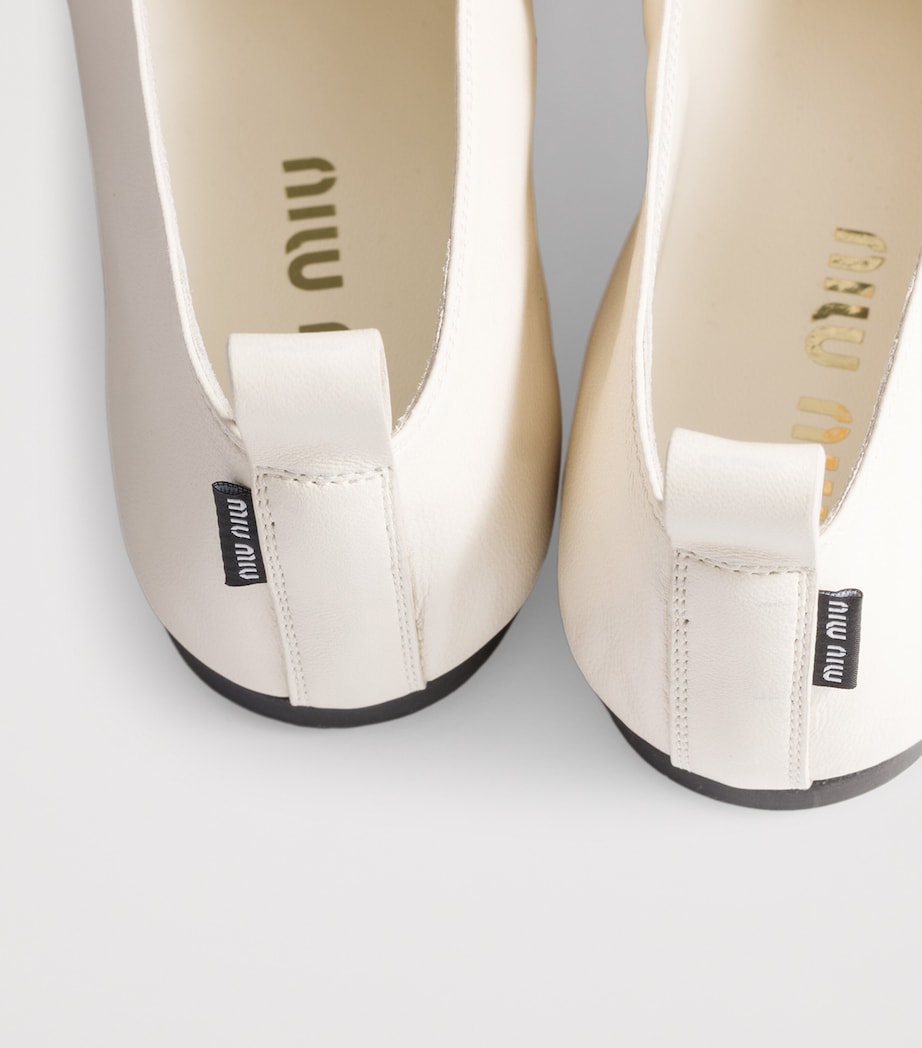 Nappa Leather Élan Ballet Flats F0304 Image 4