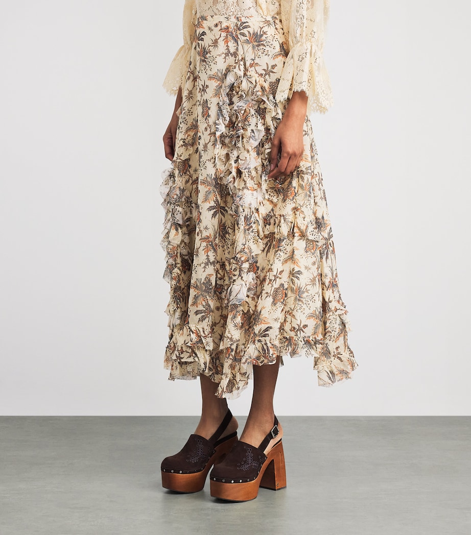Chiffon Adele Midi Skirt CAMEO Image 3