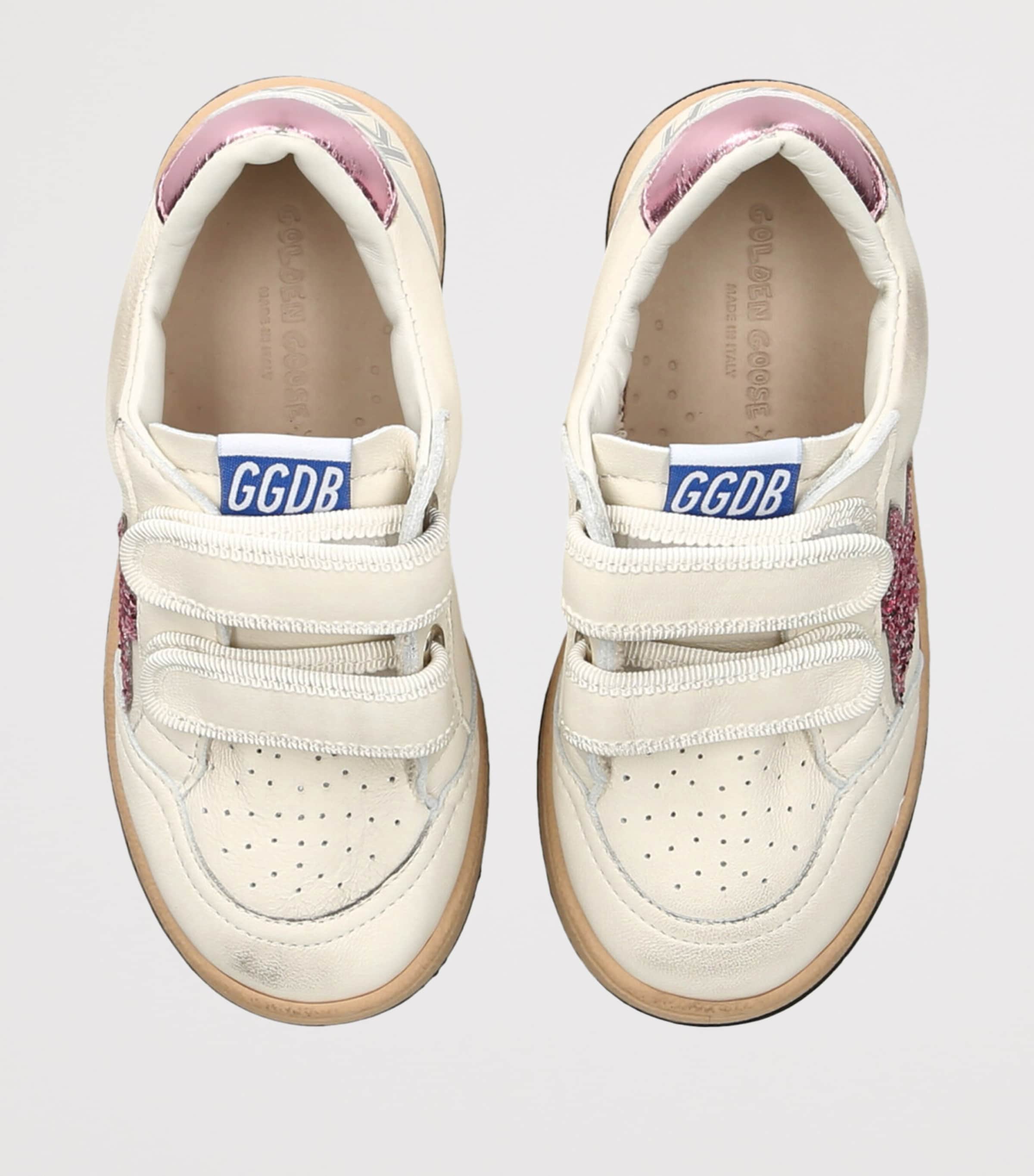 Leather Ball Star Sneakers PINK COMB Image 4