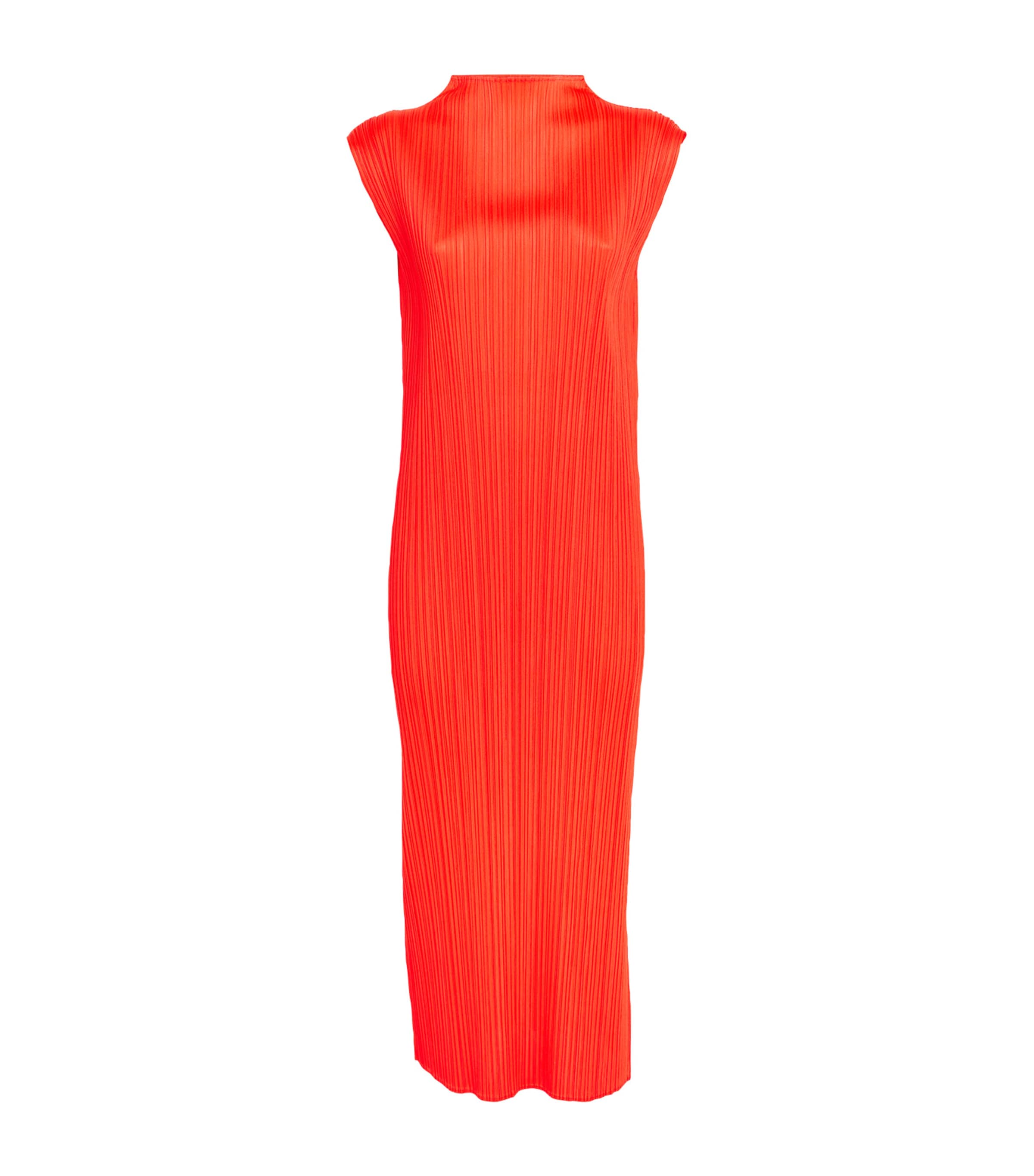 Shop Issey Miyake Monthly Colors April Maxi Dress In Red