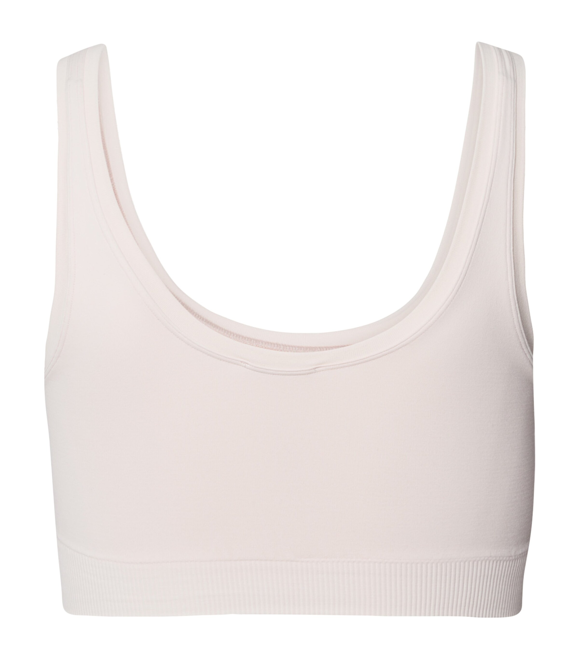Hanro Womens Touch Feeling Padded Crop Top Melon Soda Image 2