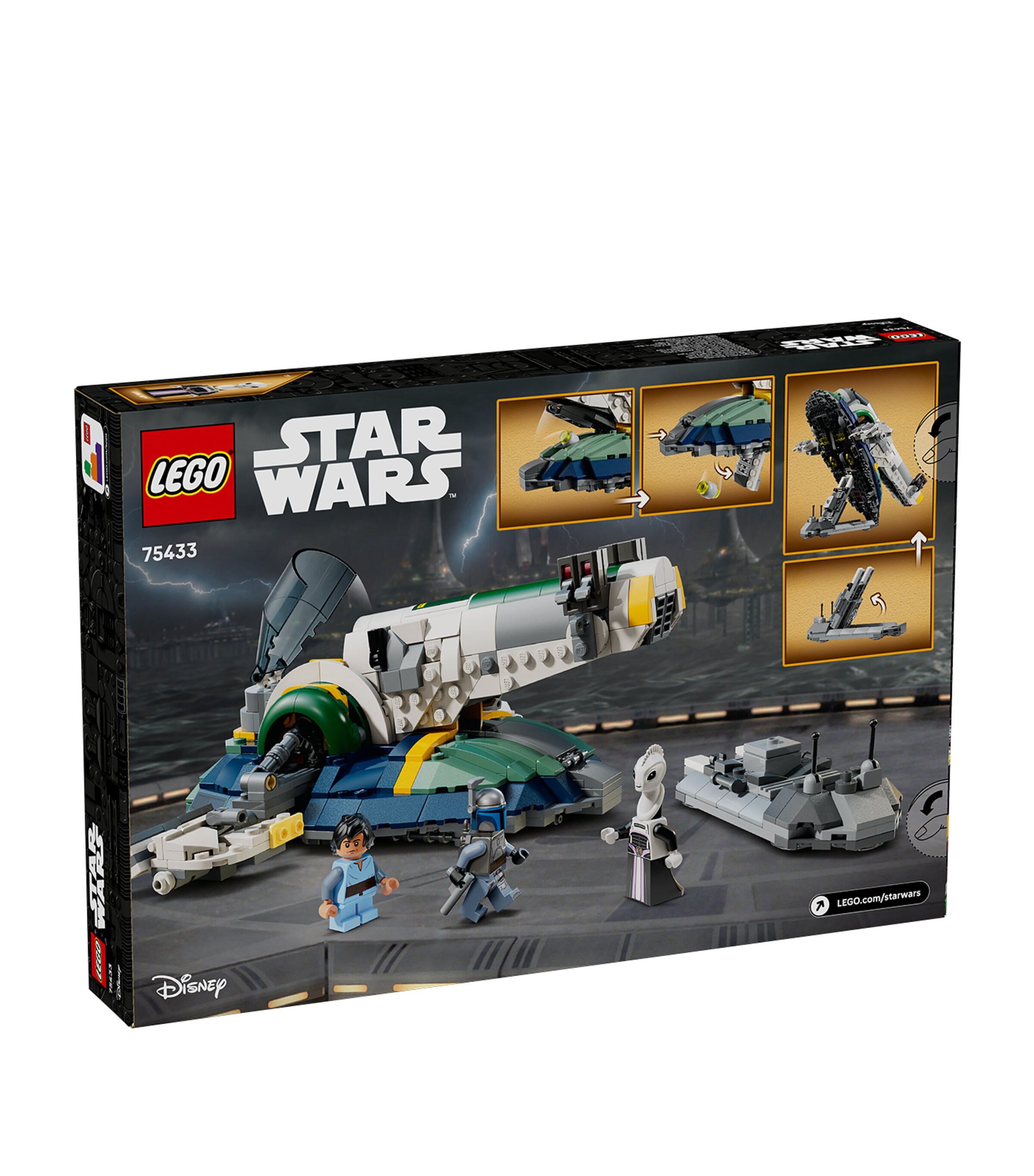 Lego Star Wars Jango Fett's Starship 75433 Image 3