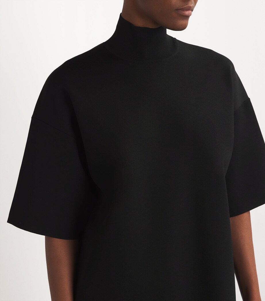 Theory Womens High-Neck Top Black Image 6