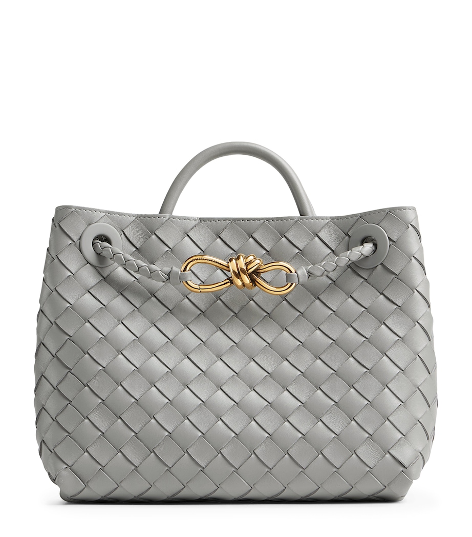 Bottega Veneta Small Leather Andiamo Top-Handle Bag Image 1