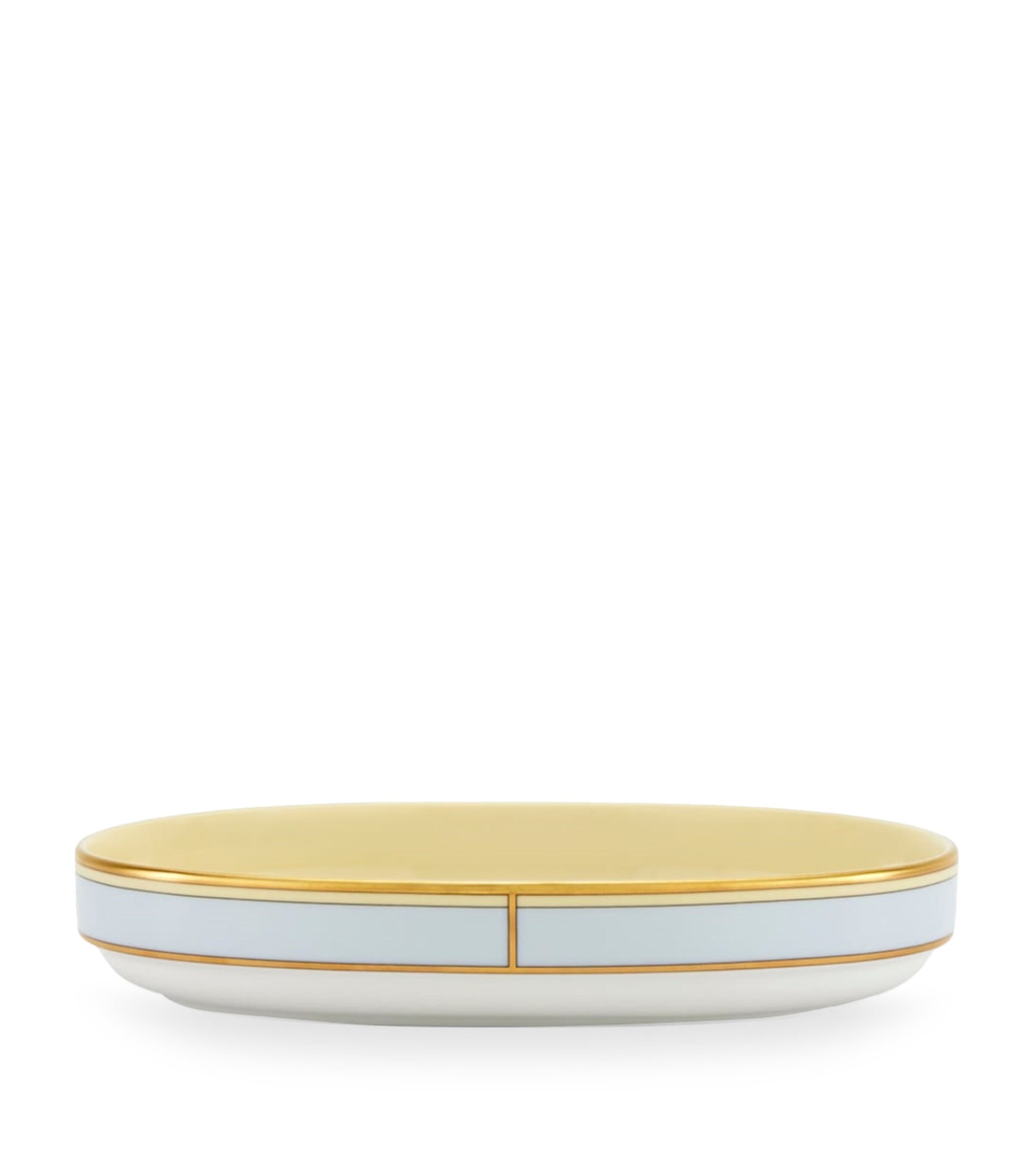 GINORI 1735 Porcelain Colonna Diva Giallo Pickle Dish (21.5cm) Image 2