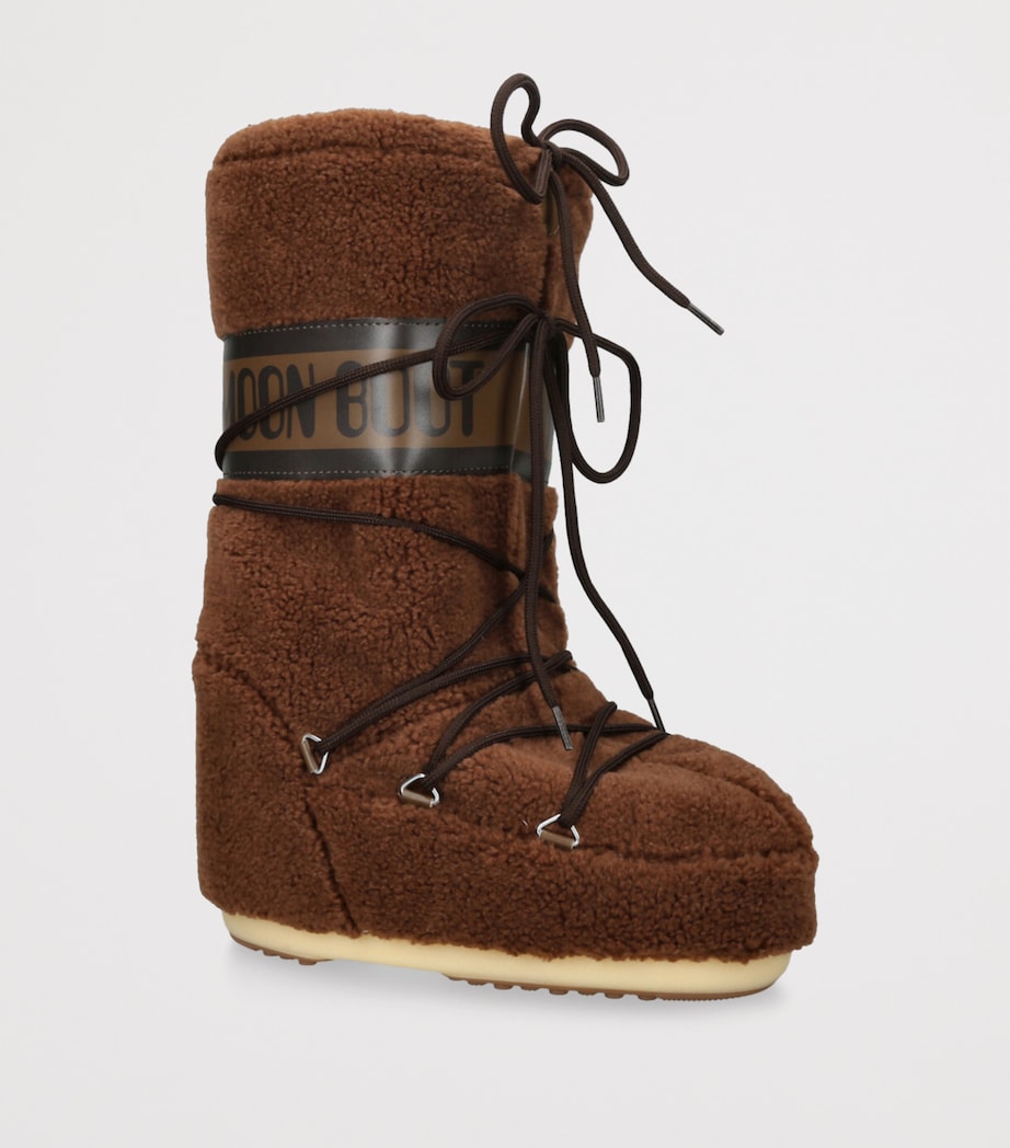 Fleece Icon Boots BROWN Image 2