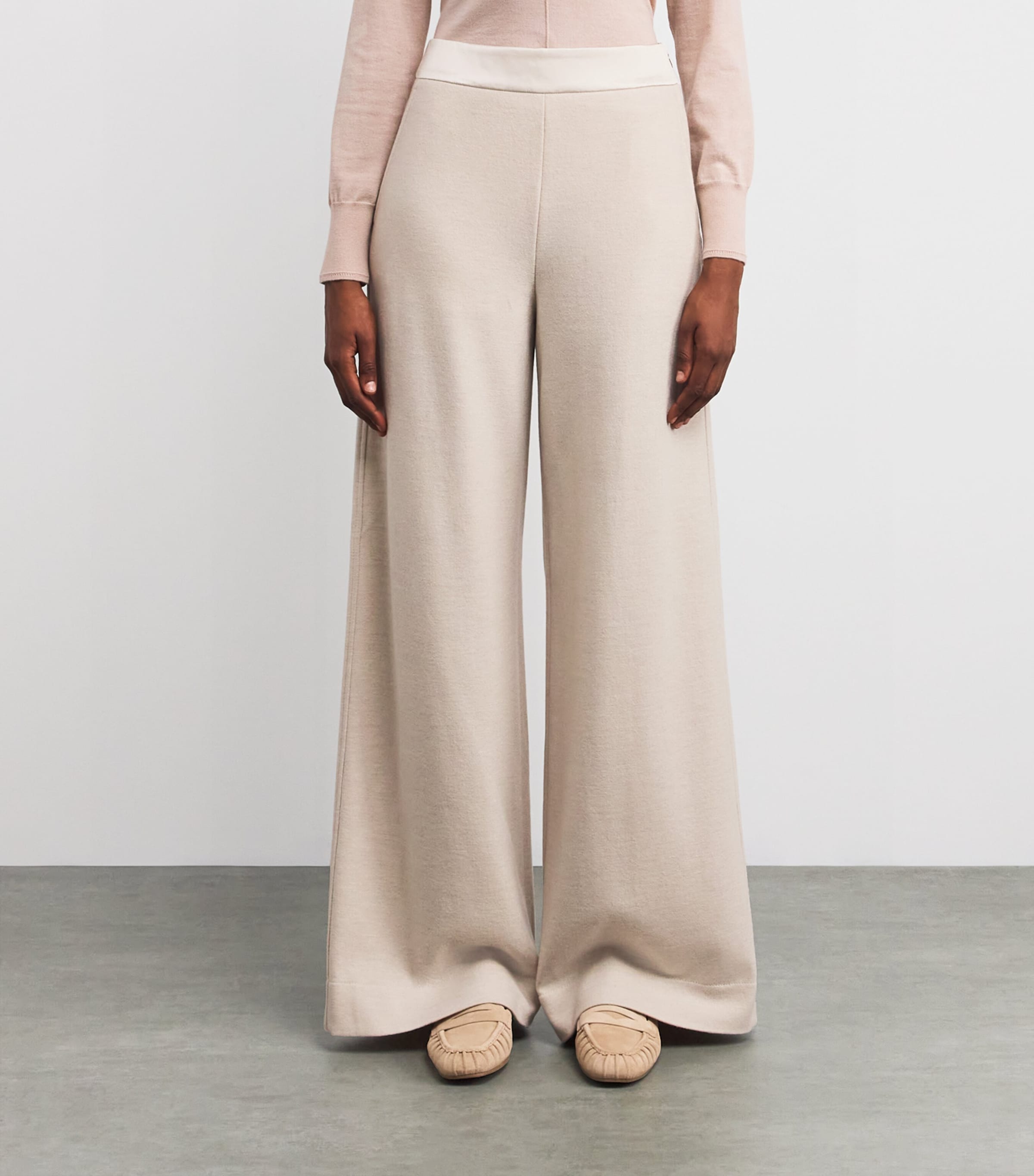 Cashmere-Wool Tessa Trousers N14 BEIGE-CHMPGNE Image 3