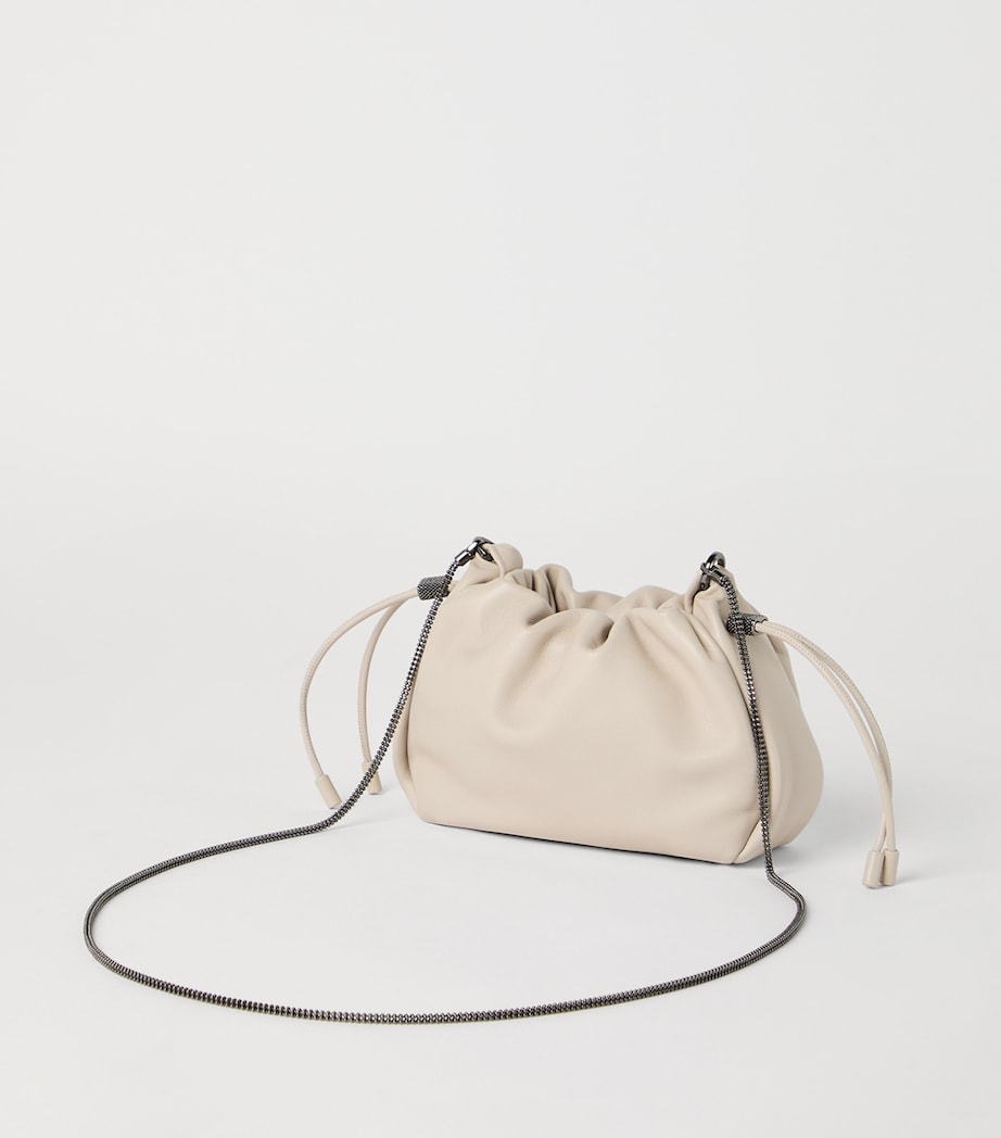 Mini Leather Mellow Bucket Bag C8905 Image 4