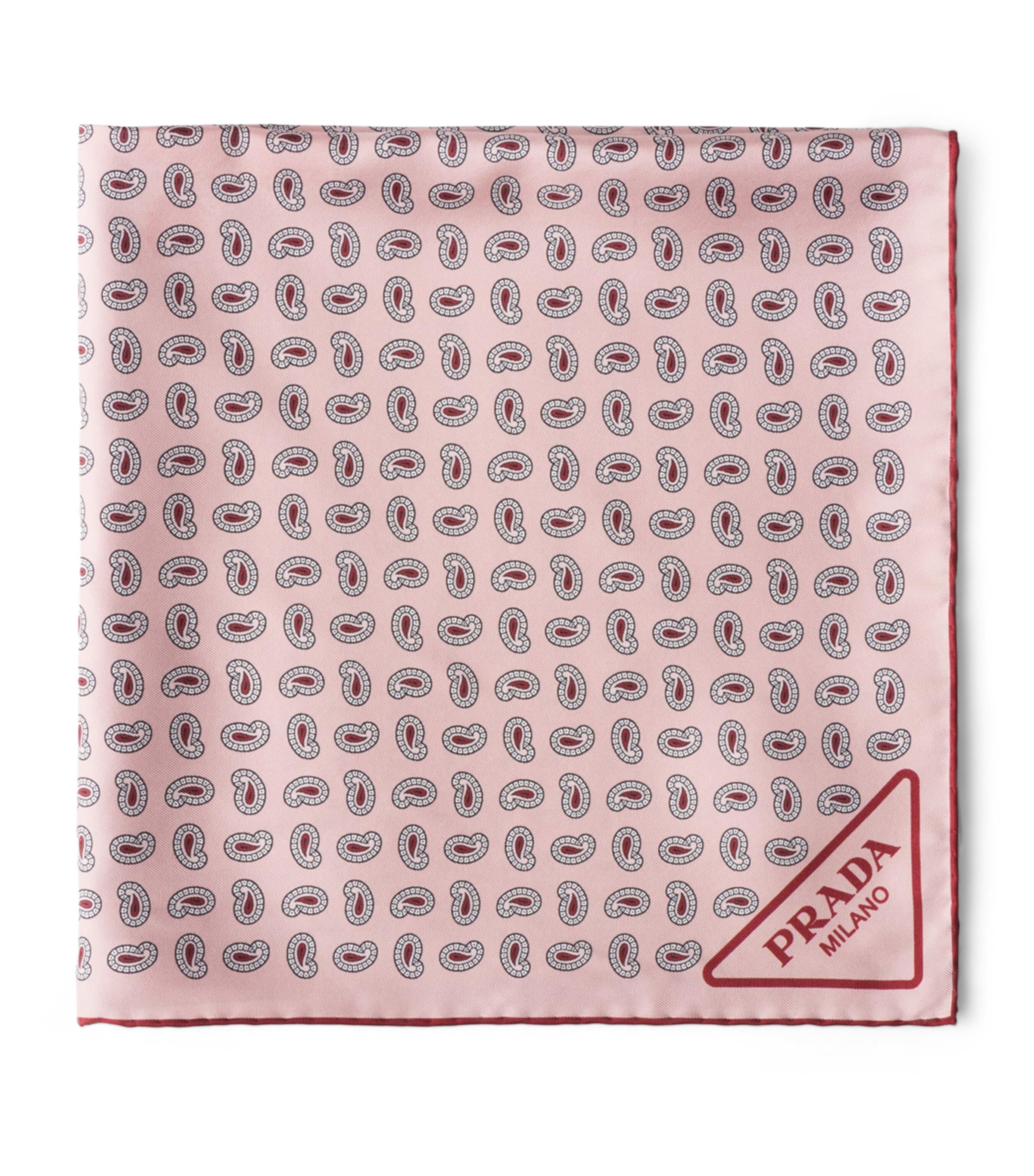 Silk Printed Scarf F0E18 Image 1