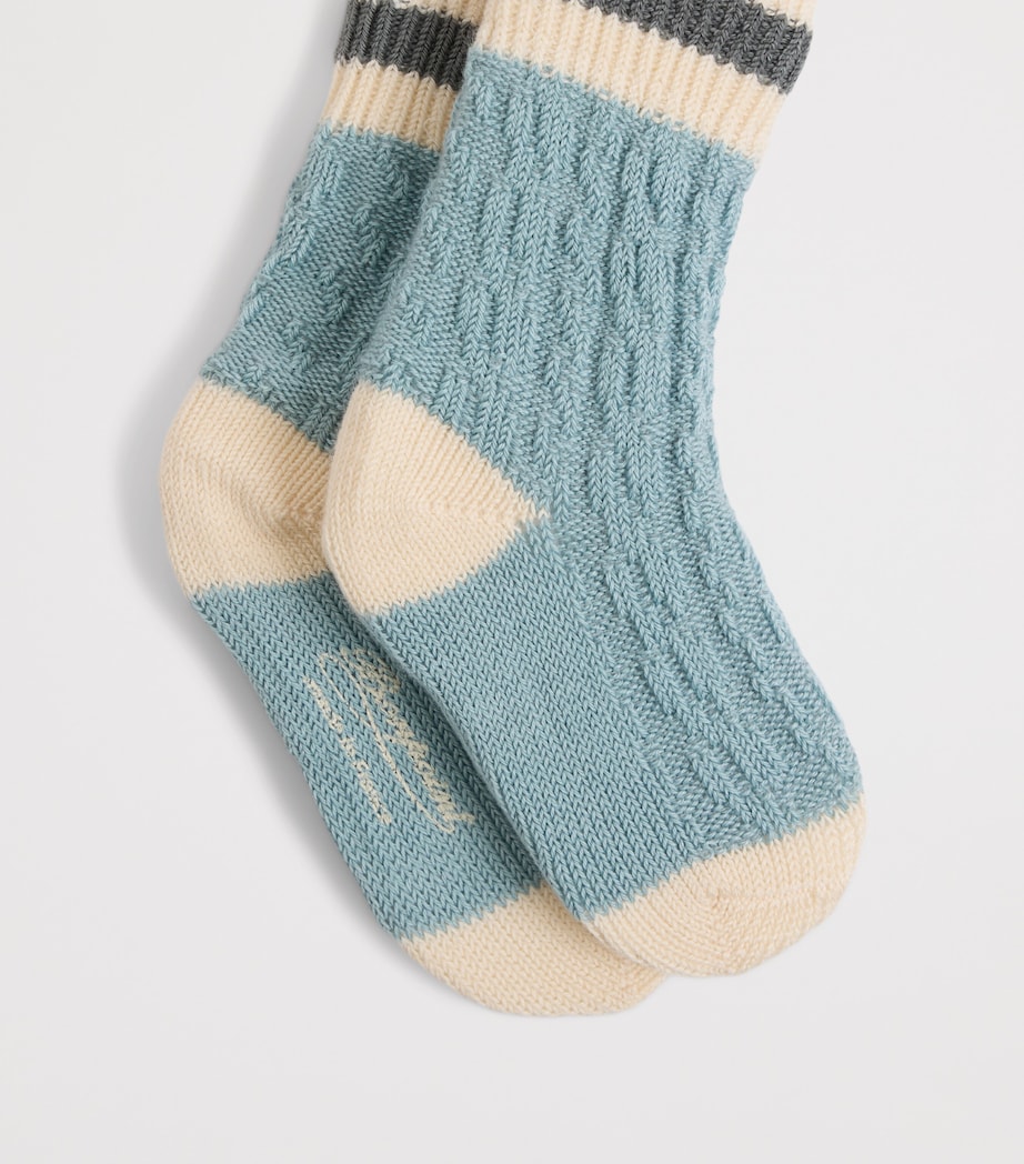 Bonpoint Organic Cotton-Blend Socks Ra Vert Celadon Image 2