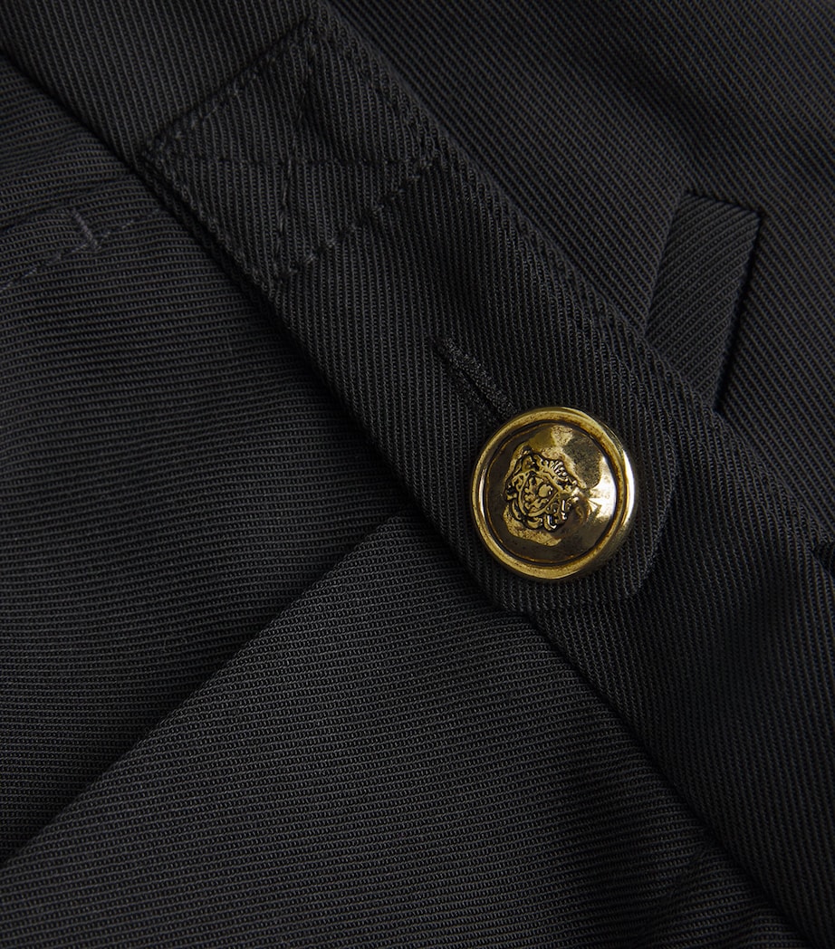 Wool-Blend Trousers BLACK Image 5