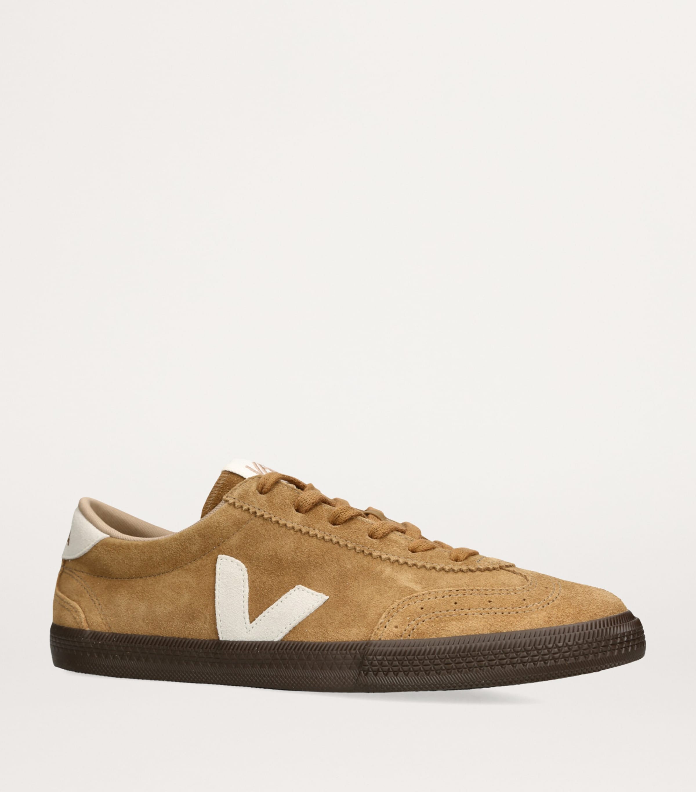 Veja Suede Volley Sneakers Tan Image 3