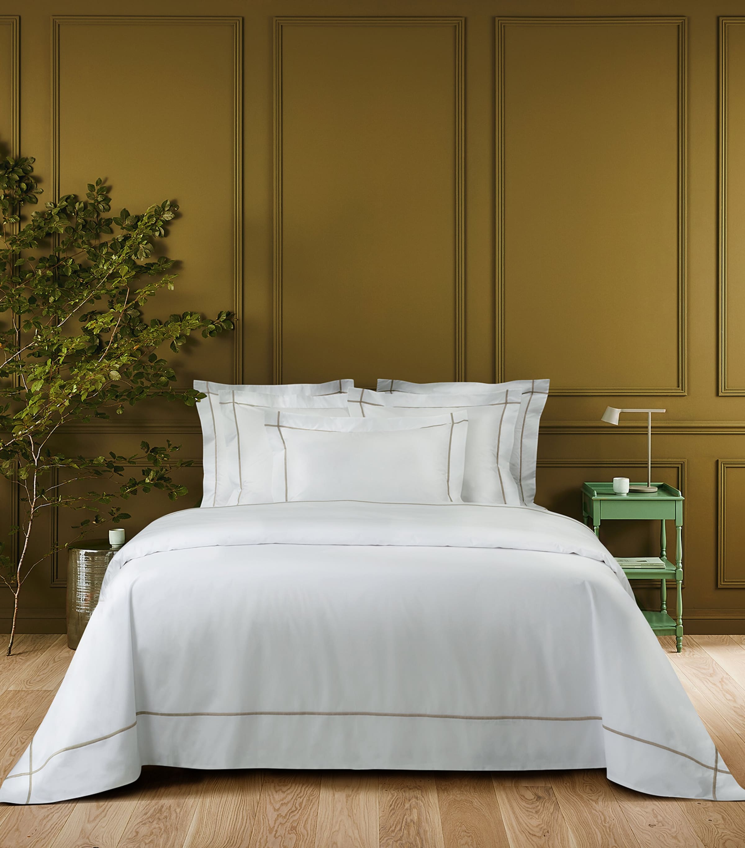 Yves Delorme Athena Pierre King Flat Sheet