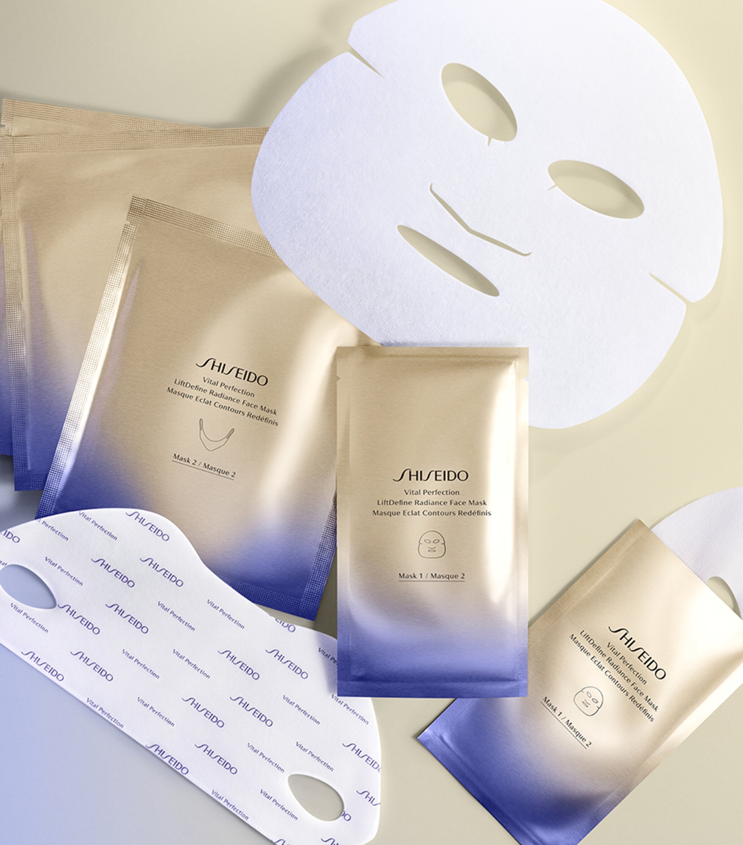 Vital Perfection LiftDefine Radiance Face Mask (Pack of 6) NO COLOUR Image 4