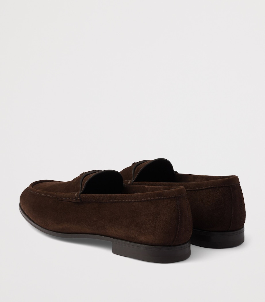 Suede Triangle Loafers F0003 Image 5