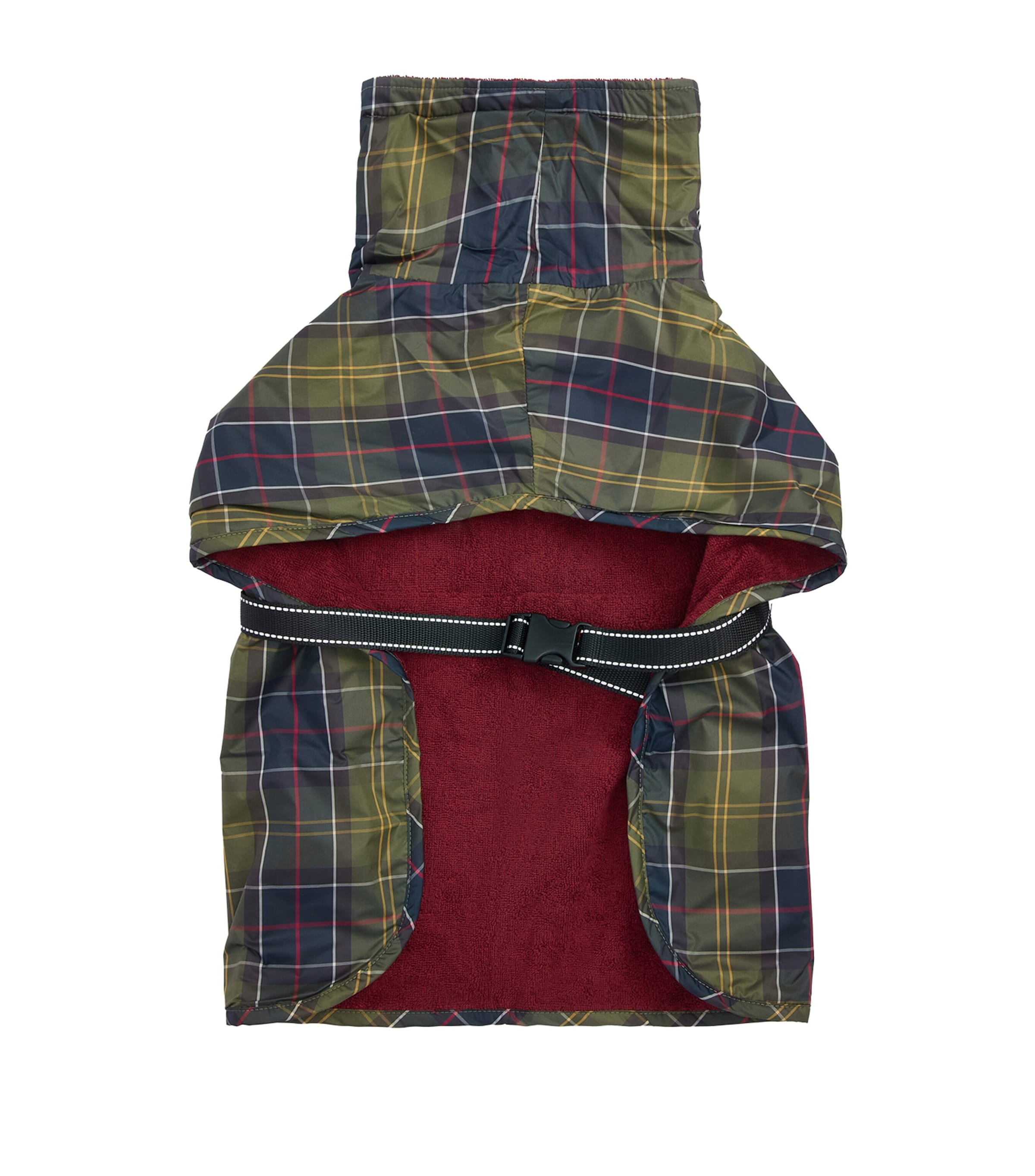 Barbour Tartan Terry Drying Robe In Multi
