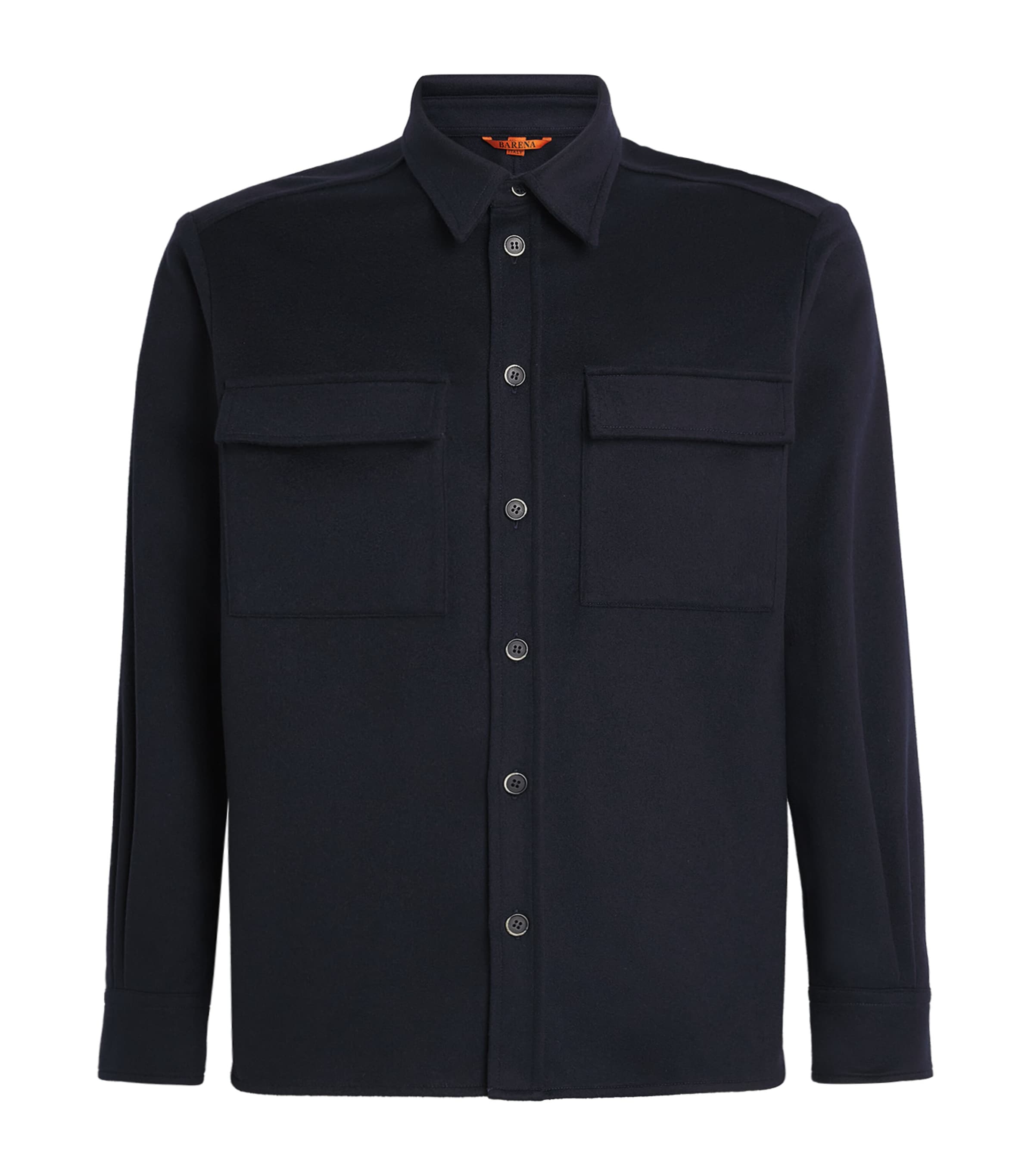 Barena Mens Cashmere Overshirt Image 1