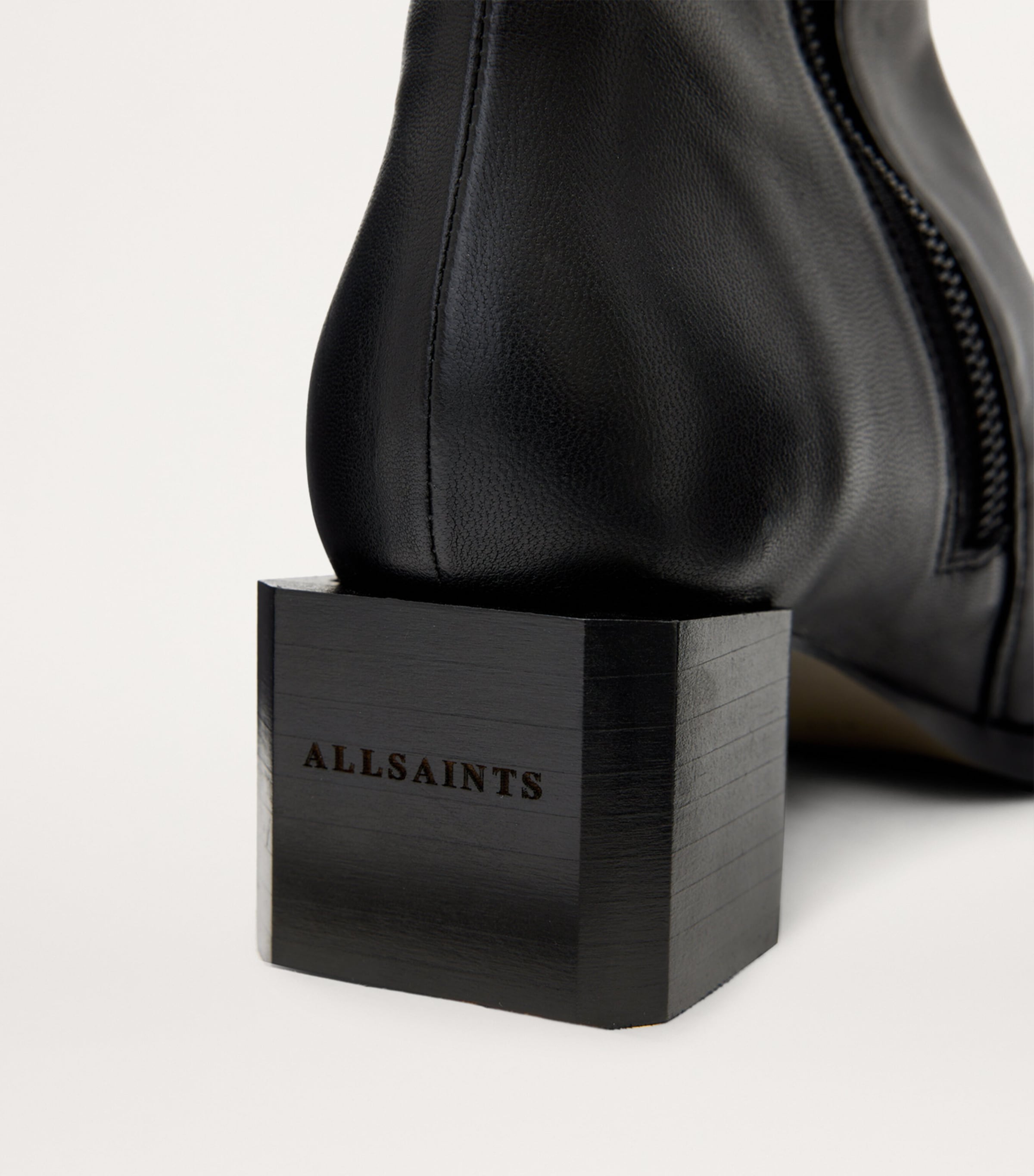 Leather Avril Boots 53 BLACK Image 5