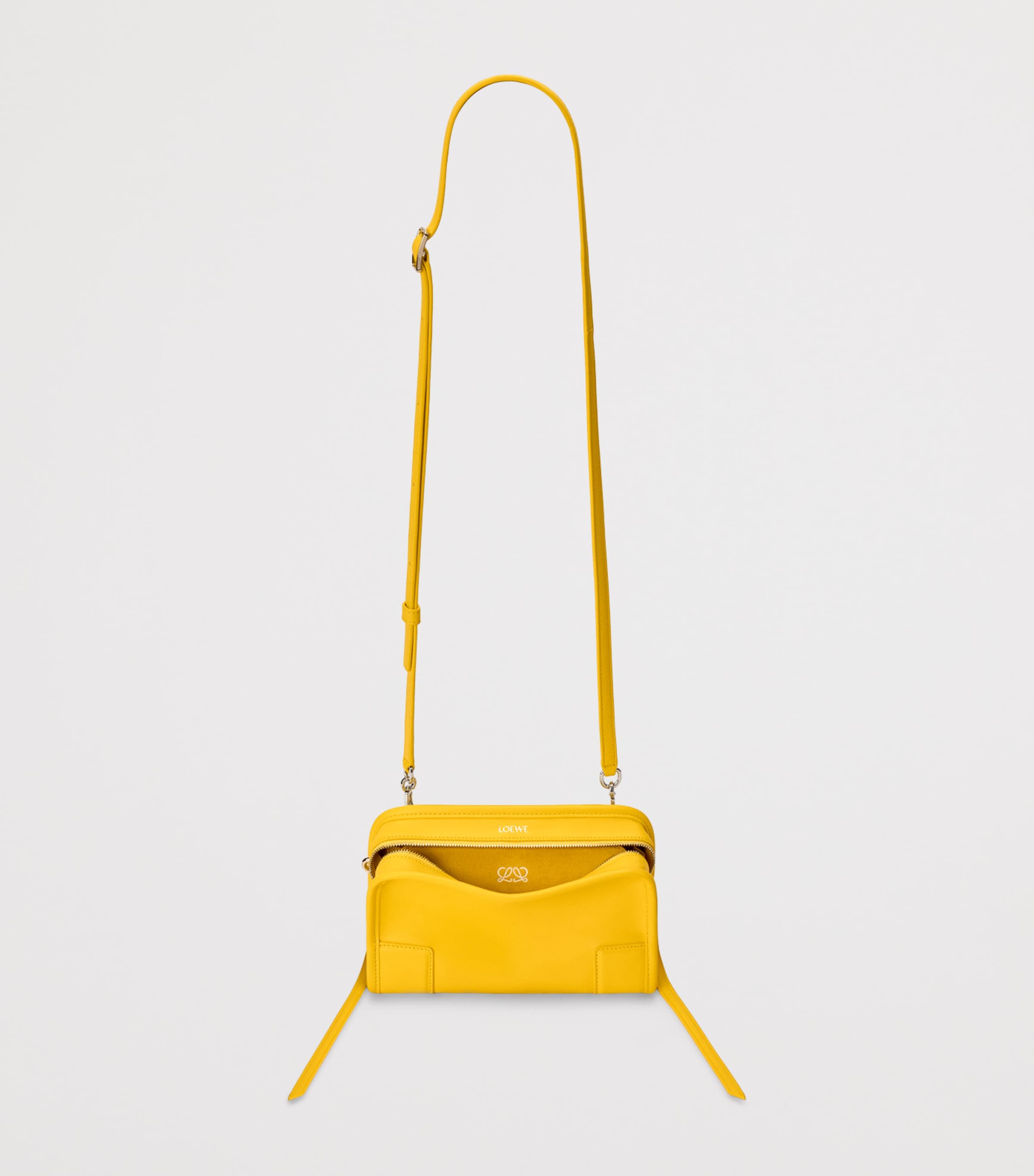 Mini Leather Amazona 180 Top-Handle Bag DAISY YELLOW Image 6