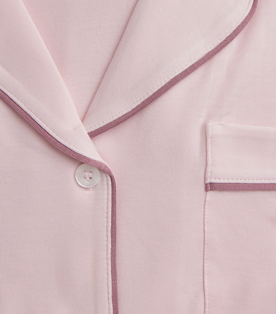 Eberjey Womens Gisele Pyjama Set Ppfig Pale Pink Image 5
