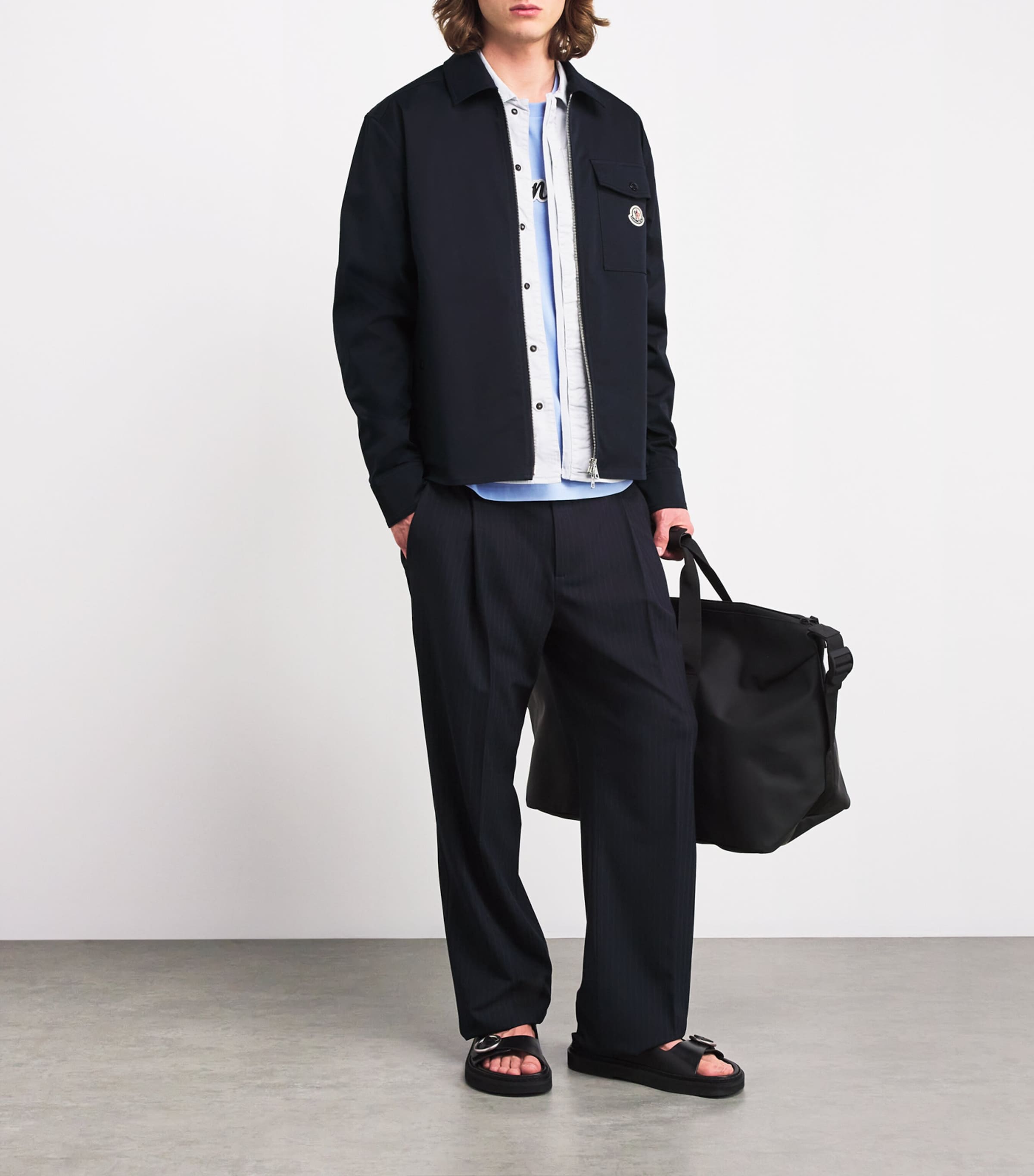 Stretch-Cotton Collared Jacket 781 Image 2