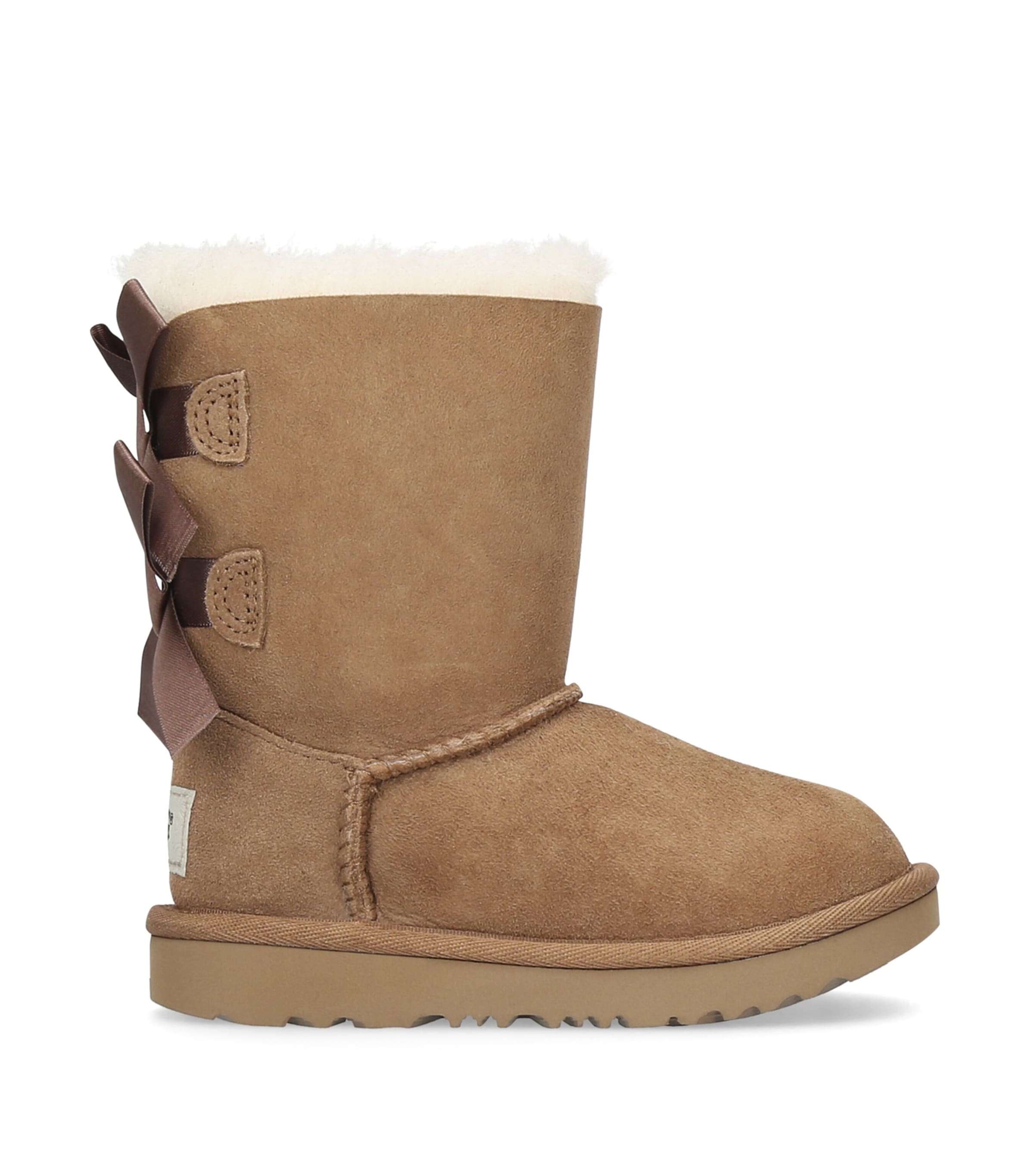 Suede Baily Bow II Boots BROWN Image 3