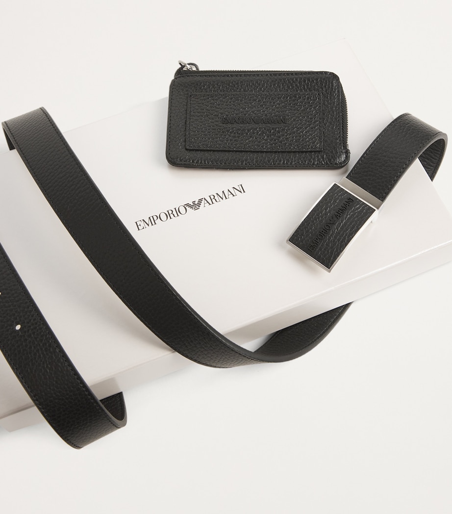 Leather Belt and Card Holder Gift Set 80001 Image 6