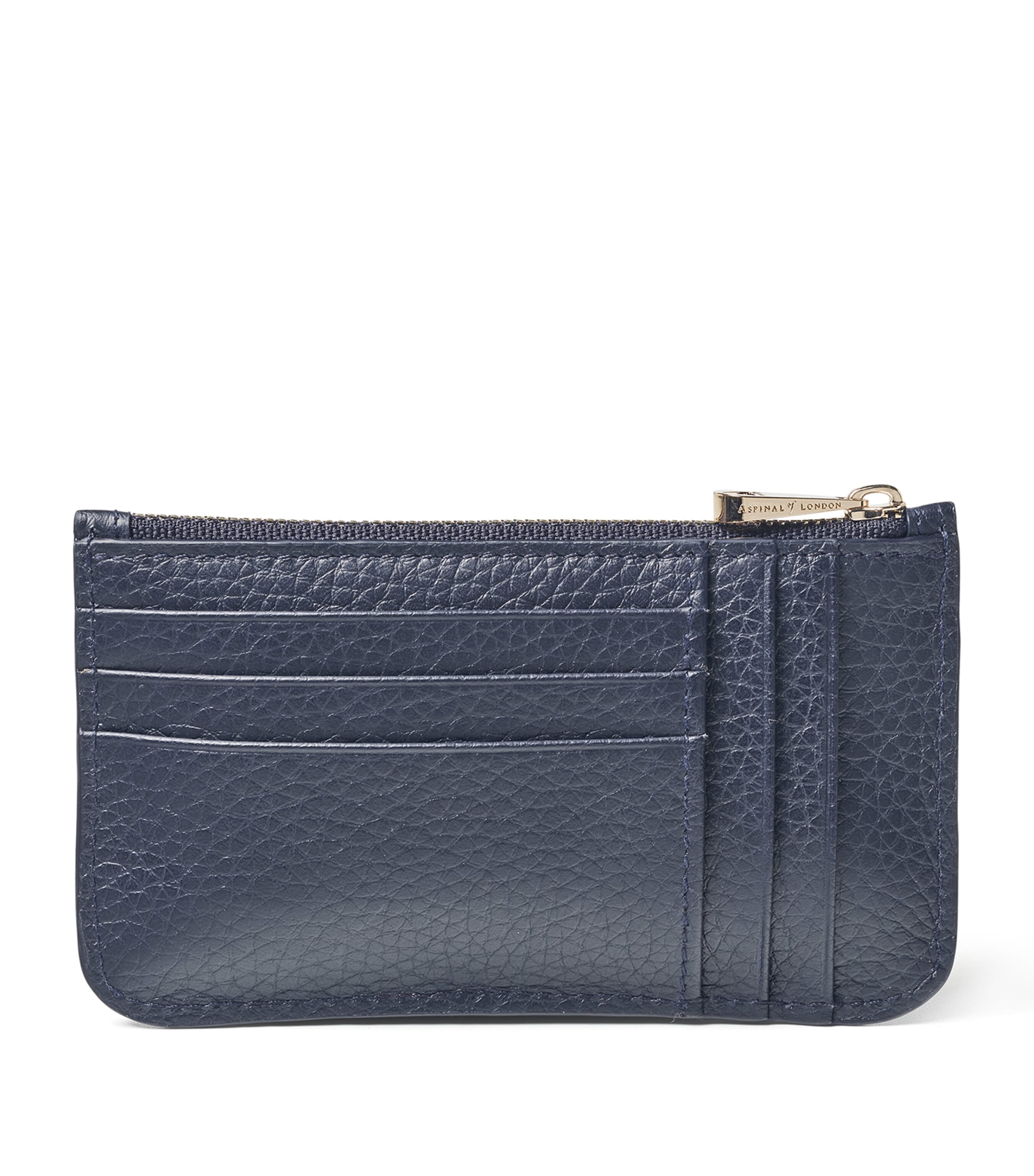 Leather Ella Card Holder NAVY Image 2