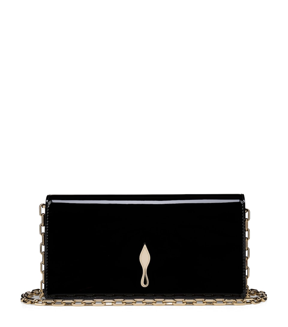 Bettina Patent Leather Clutch Bag