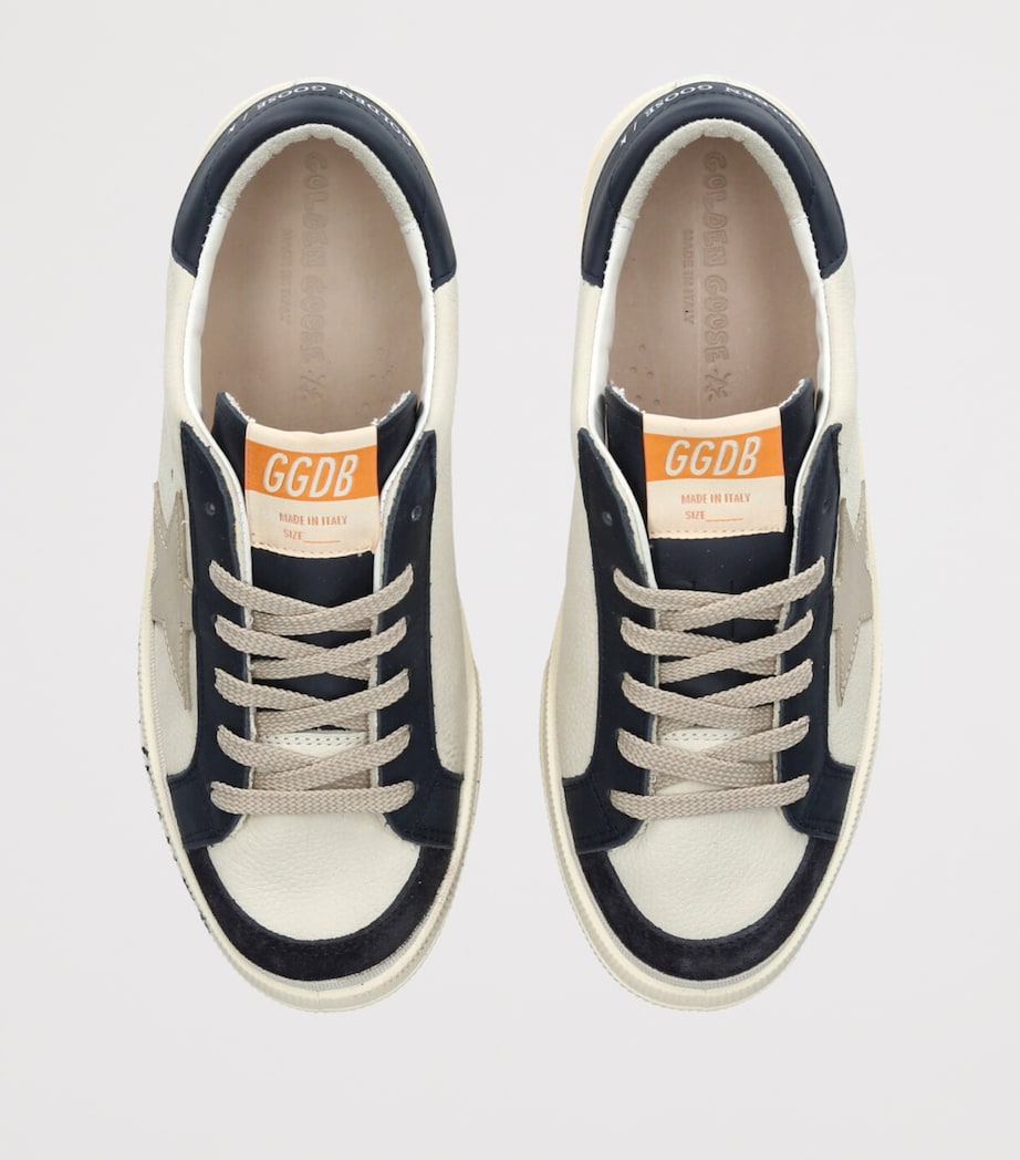 Leather May Sneakers BLUE OTHER Image 4