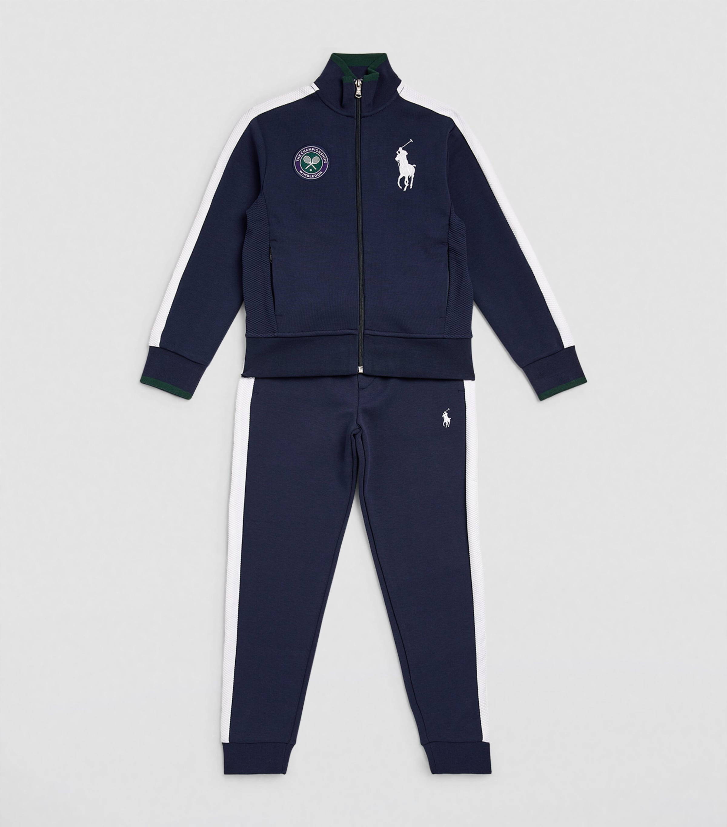 x Wimbledon Polo Pony Bomber Jacket NAVY Image 2