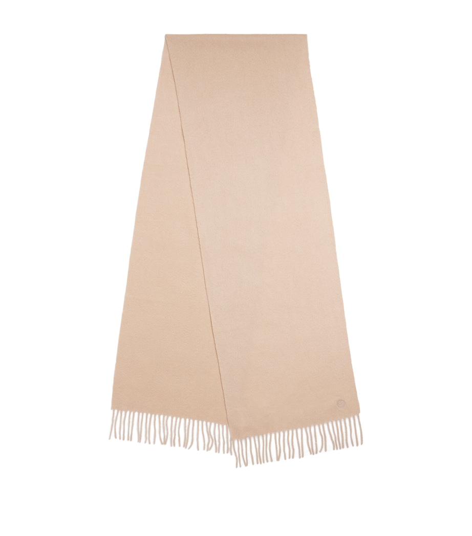 Cashmere Woven Scarf CAMEL Image 1