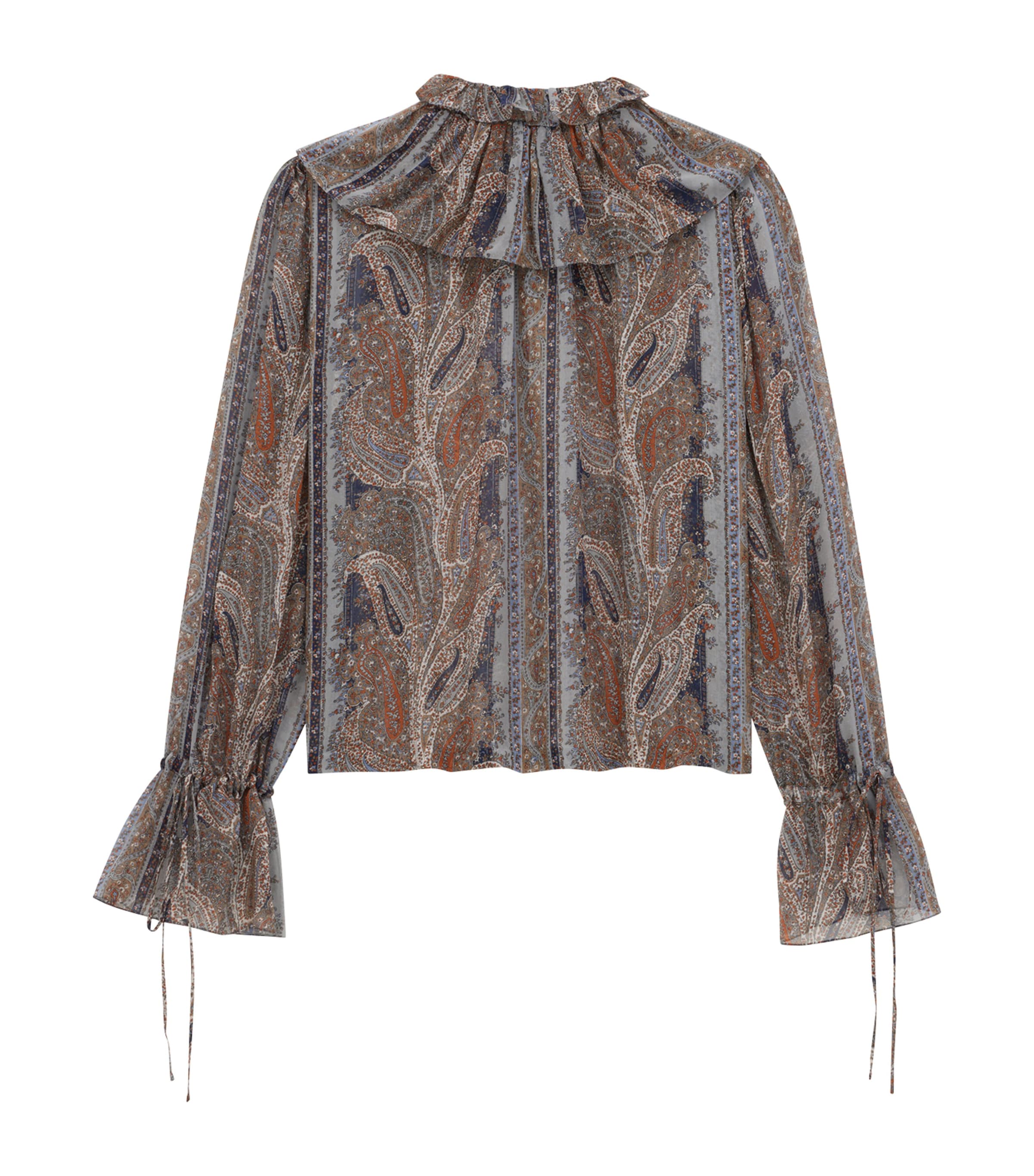 Silk Paisley Blouse 8490 Image 2