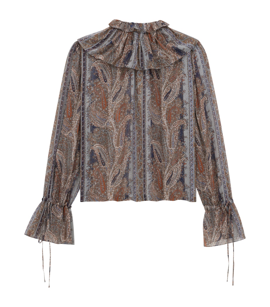 Silk Paisley Blouse 8490 Image 2