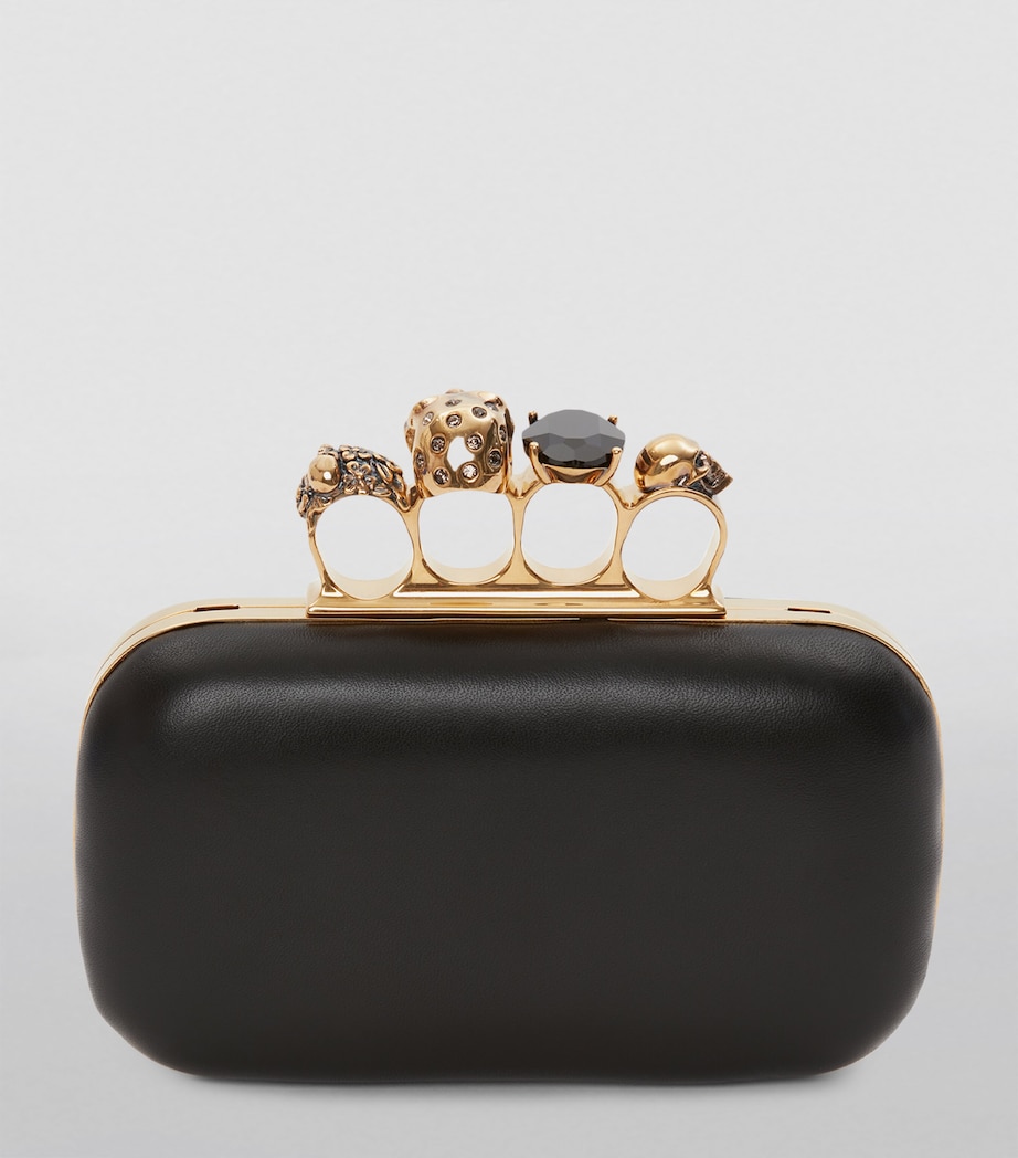 McQueen Skull Four-Ring Clutch Bag Image 2