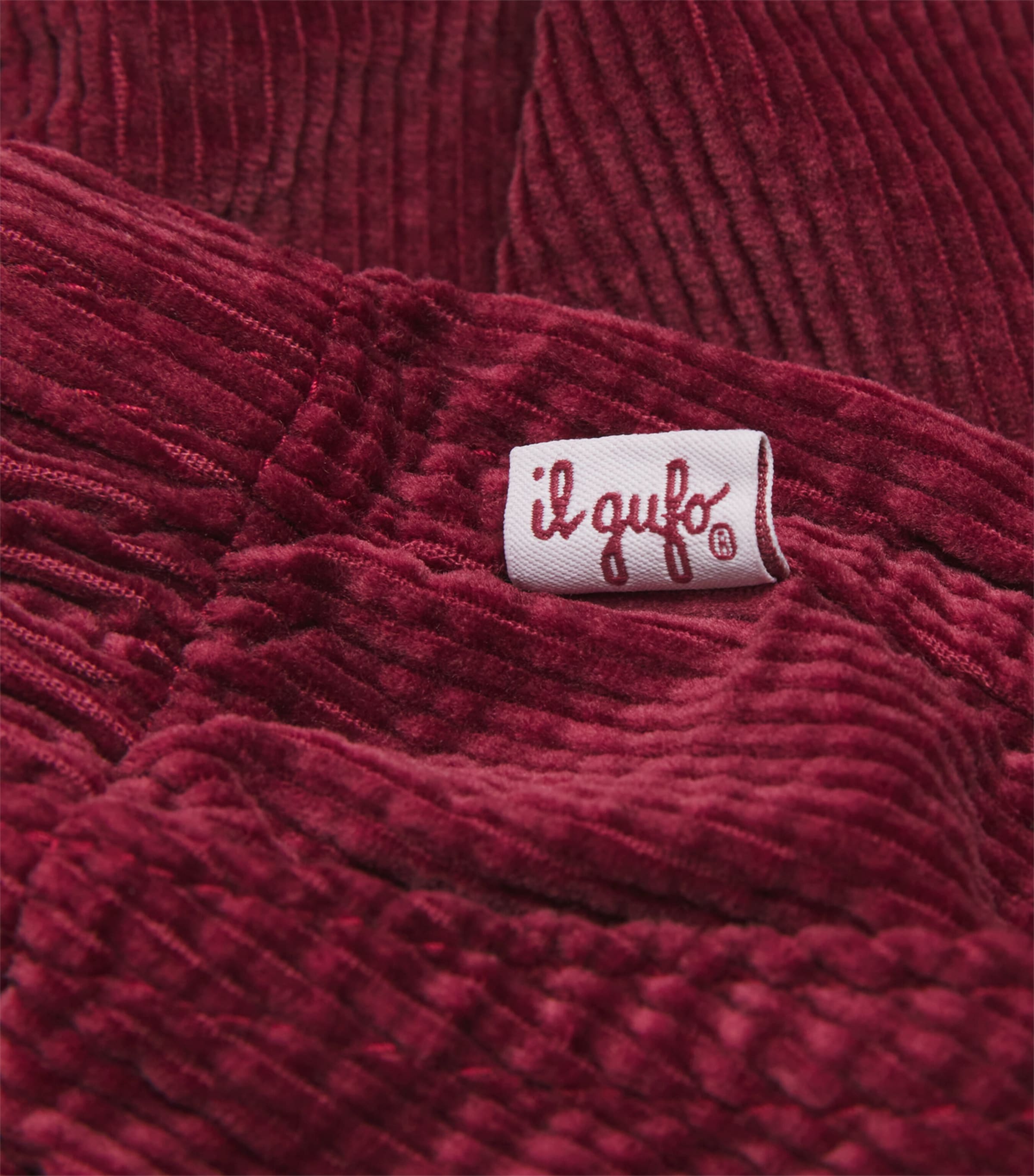 Il Gufo Corduroy Trousers (6-36 Months) Red Image 3