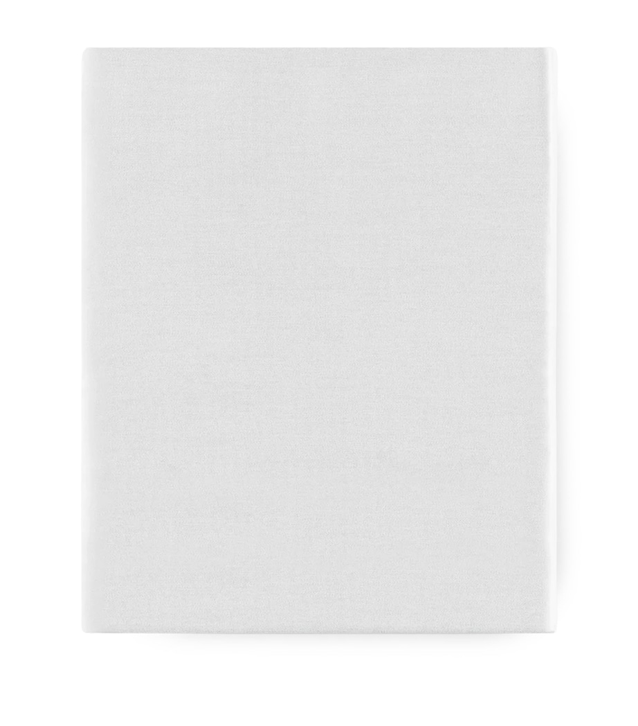 Cotton-Blend Nirvana Super King Fitted Sheet (180cm x 200cm) WHITE Image 1