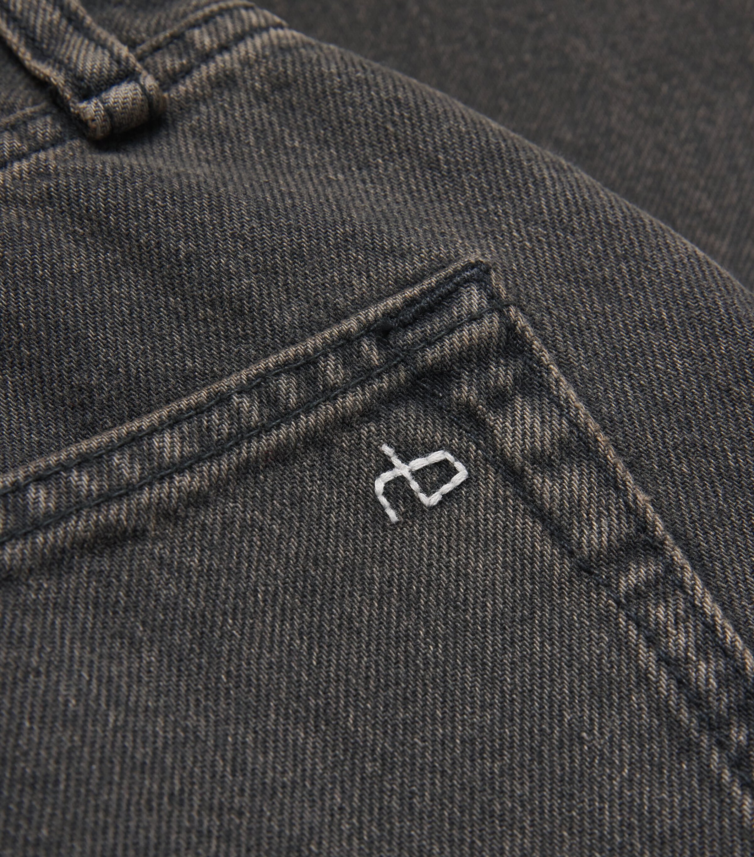 rbBAGGY Authentic Rigid Jeans BRNBK Image 5