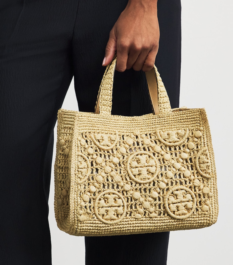 Raffia Monogram Top-Handle Bag 254 Image 5