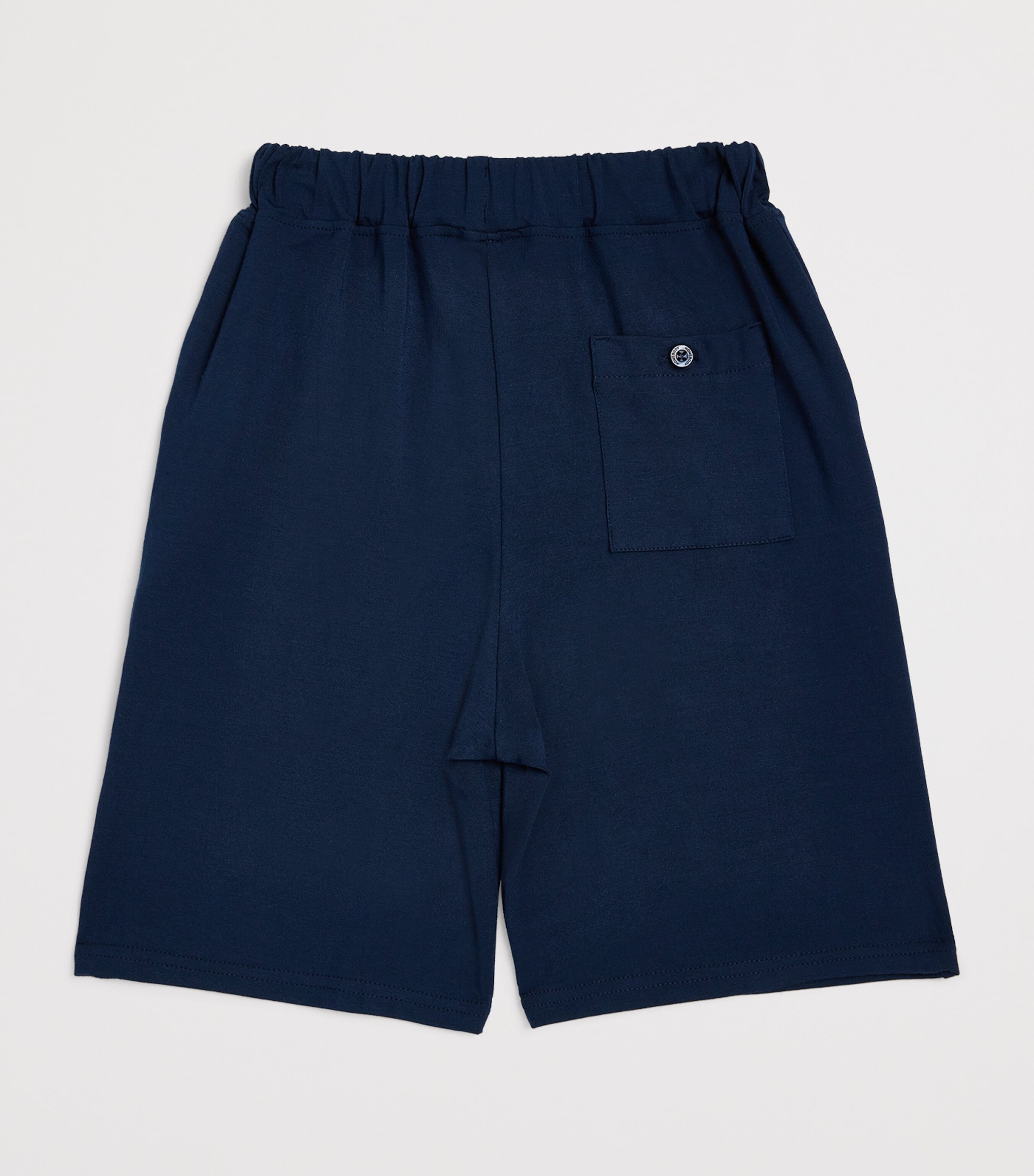 Homebody Kids Contrast-Trim  Shorts (4-16 Years) Navy Clunch Image 2