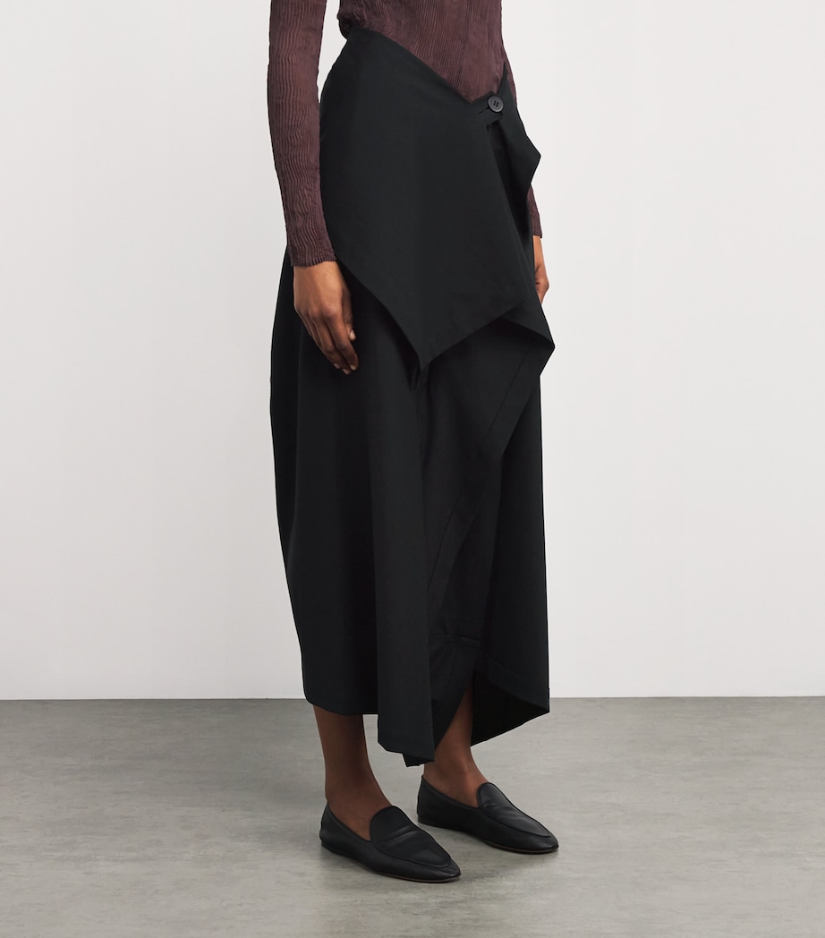 Cotton-Blend Simple Ensemble Trousers 15 Image 3