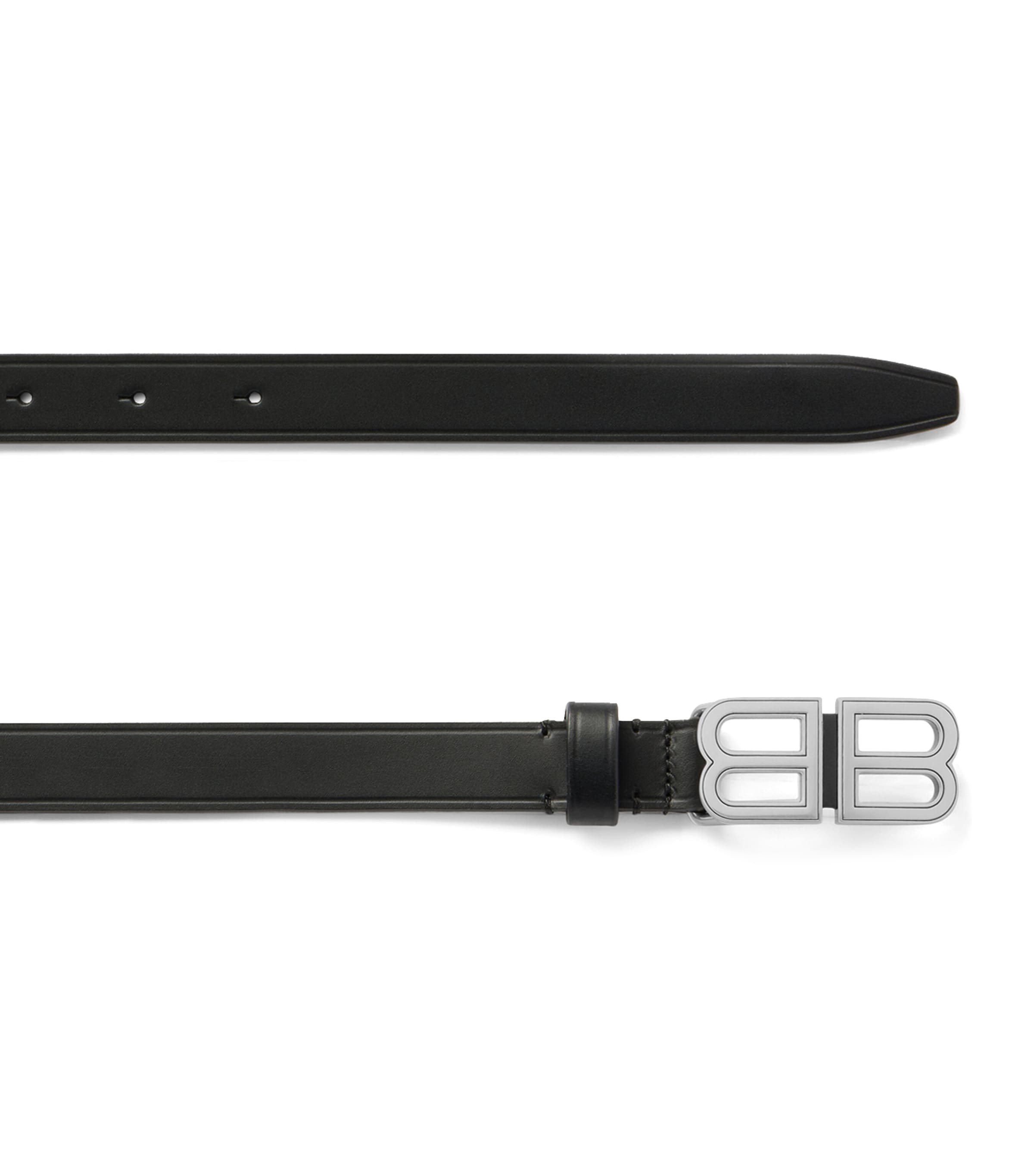 Leather Logo Hourglass Belt 1000 Image 2