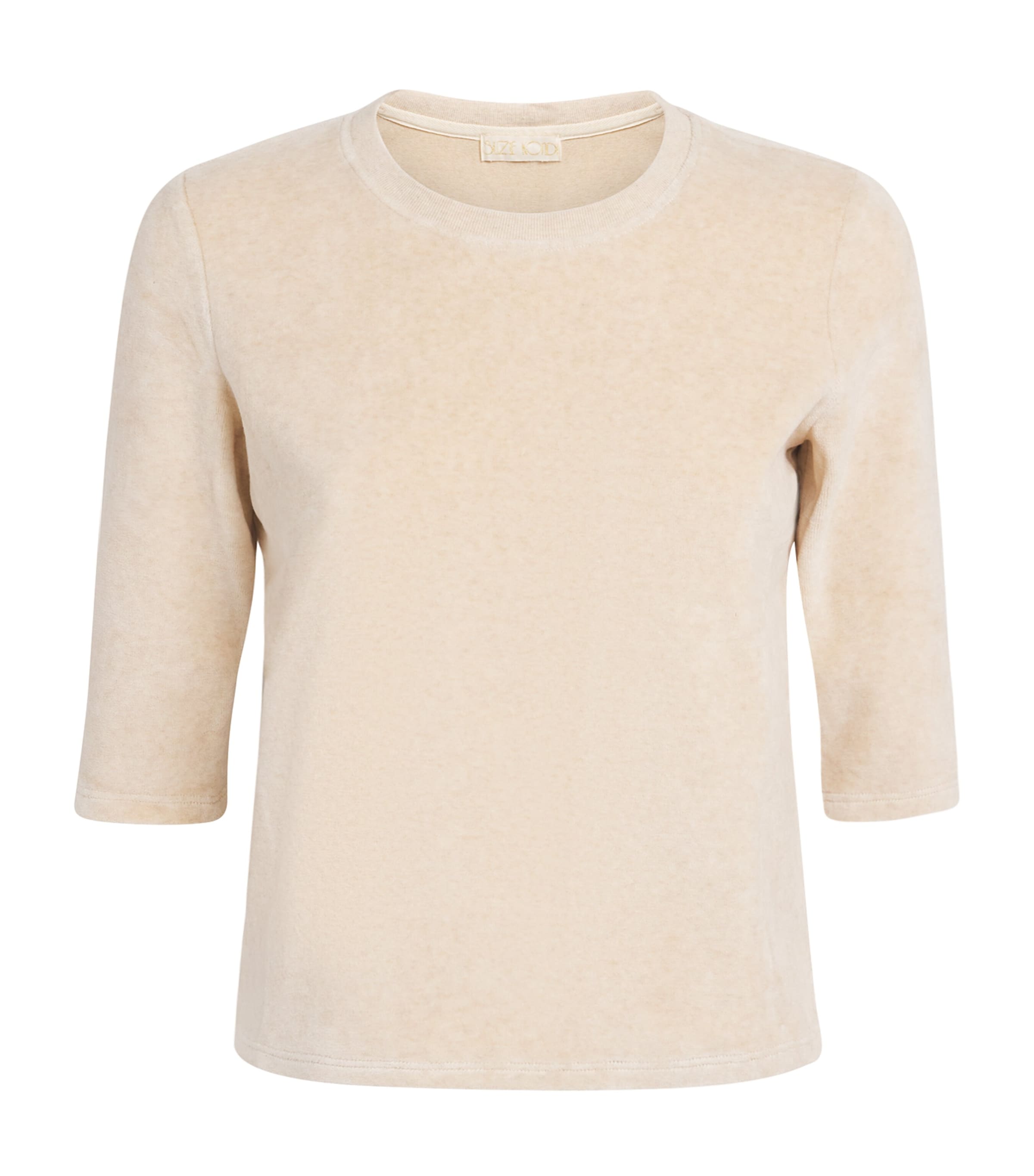 Suzie Kondi Womens Cotton-Blend Corfu T-Shirt Oatmeal Heather Image 1